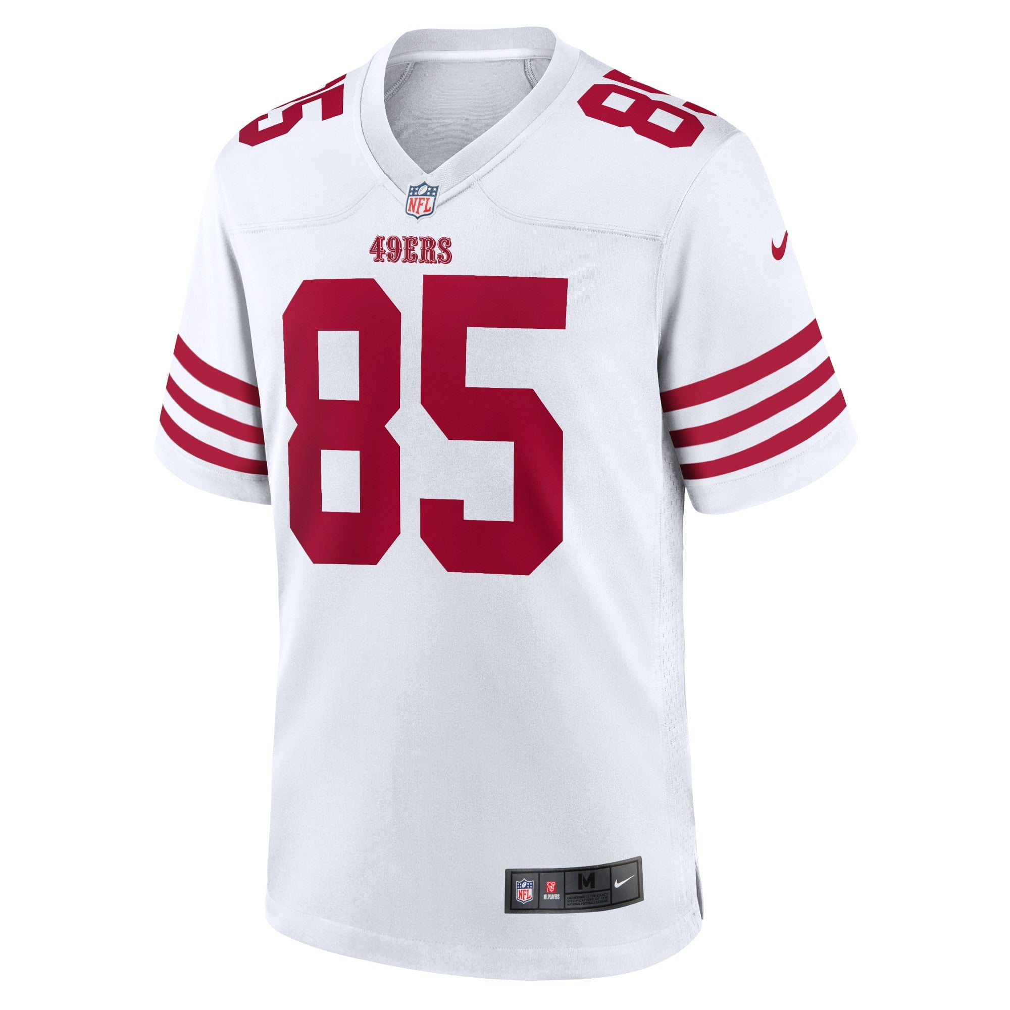 Men's Nike George Kittle White San Francisco 49ers Player Game Jersey - vstockx