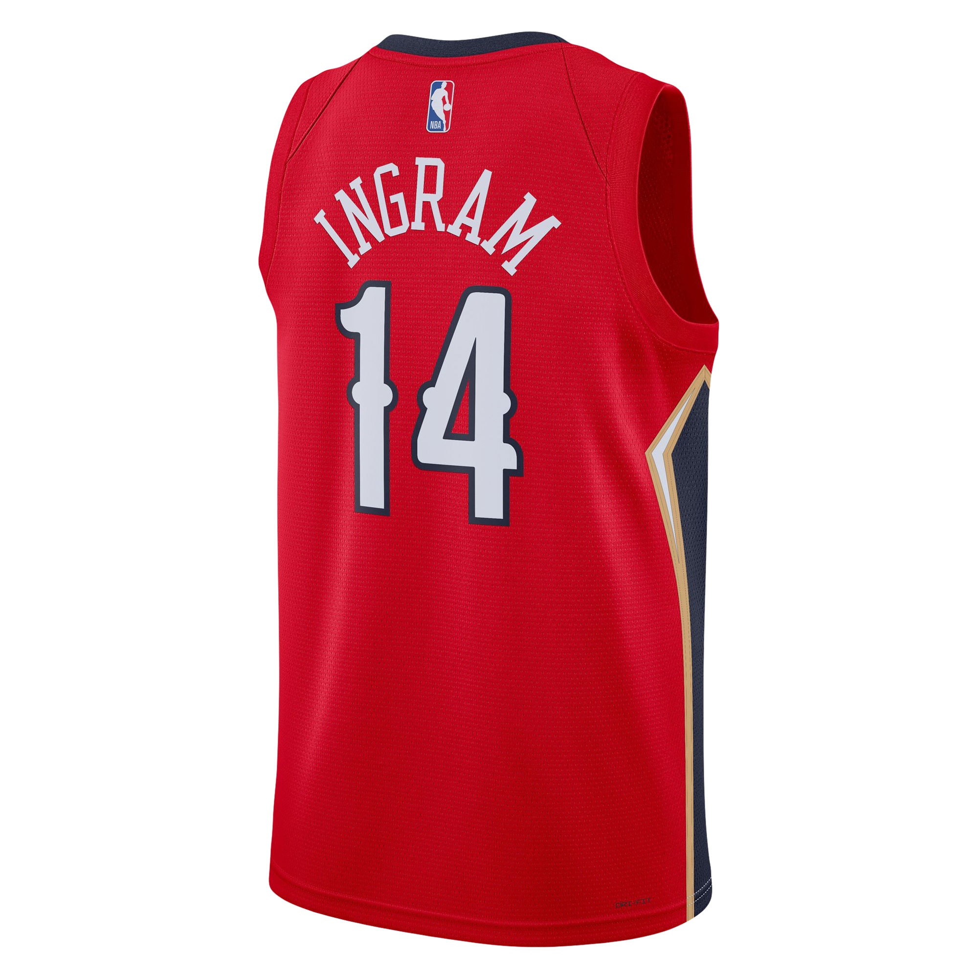 Brandon Ingram New Orleans Pelicans Jordans Brand Unisex Swingman Jersey - Statement Edition - Red - vstockx