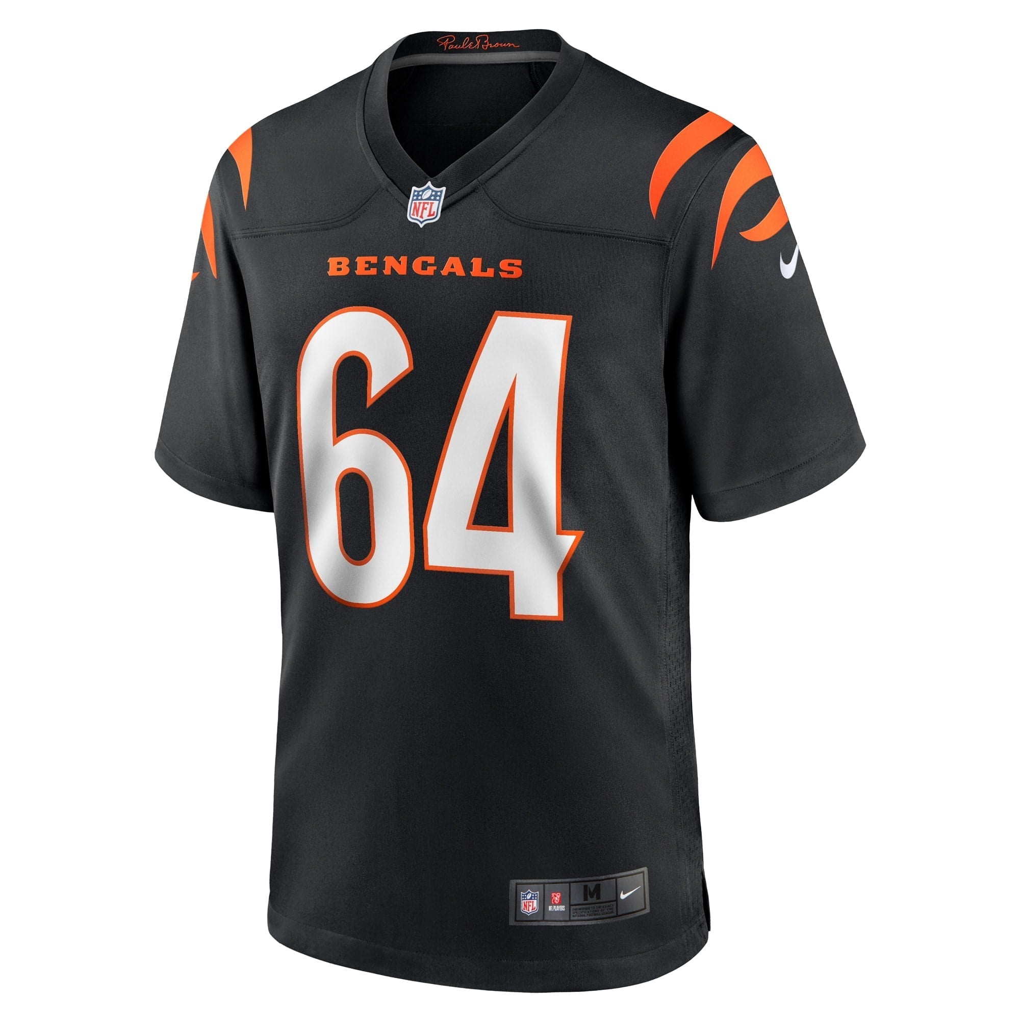 Men's Nike Ted Karras Black Cincinnati Bengals Game Player Jersey - vstockx