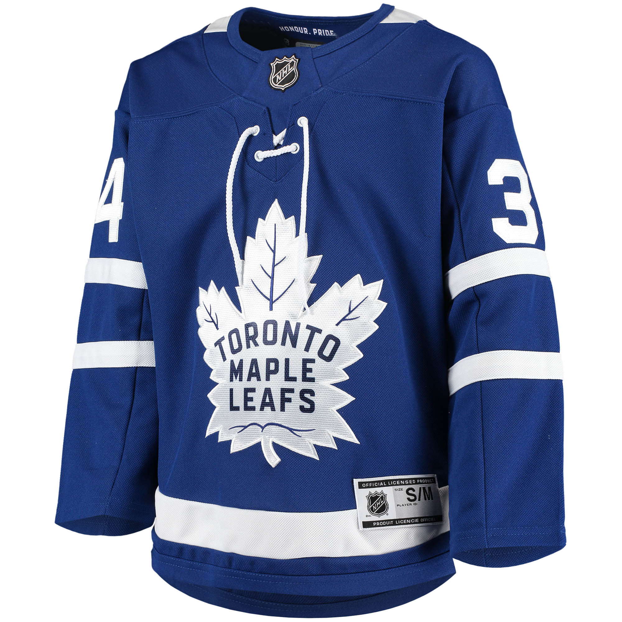 Auston Matthews Toronto Maple Leafs Youth Home Premier Player Jersey - Blue - vstockx