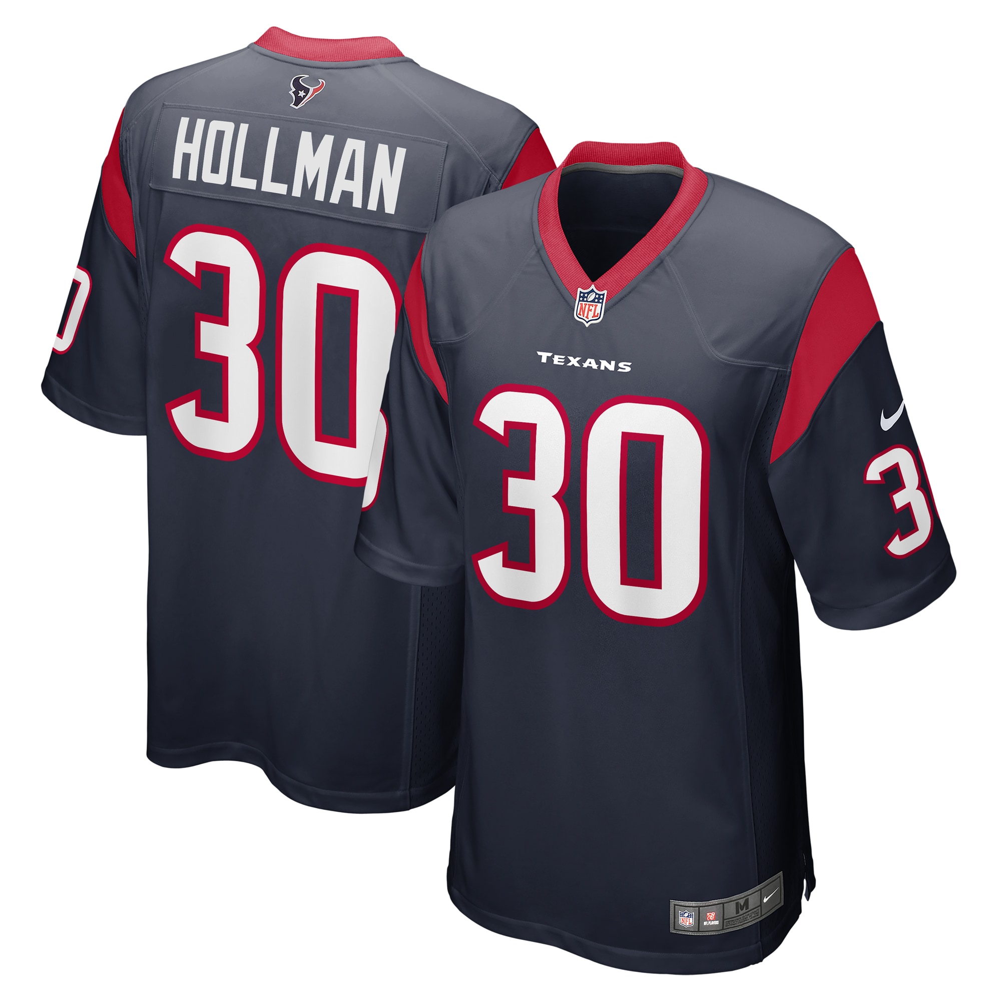 Ka'Dar Hollman Houston Texans Nike Team Game Jersey - Navy - vstockx