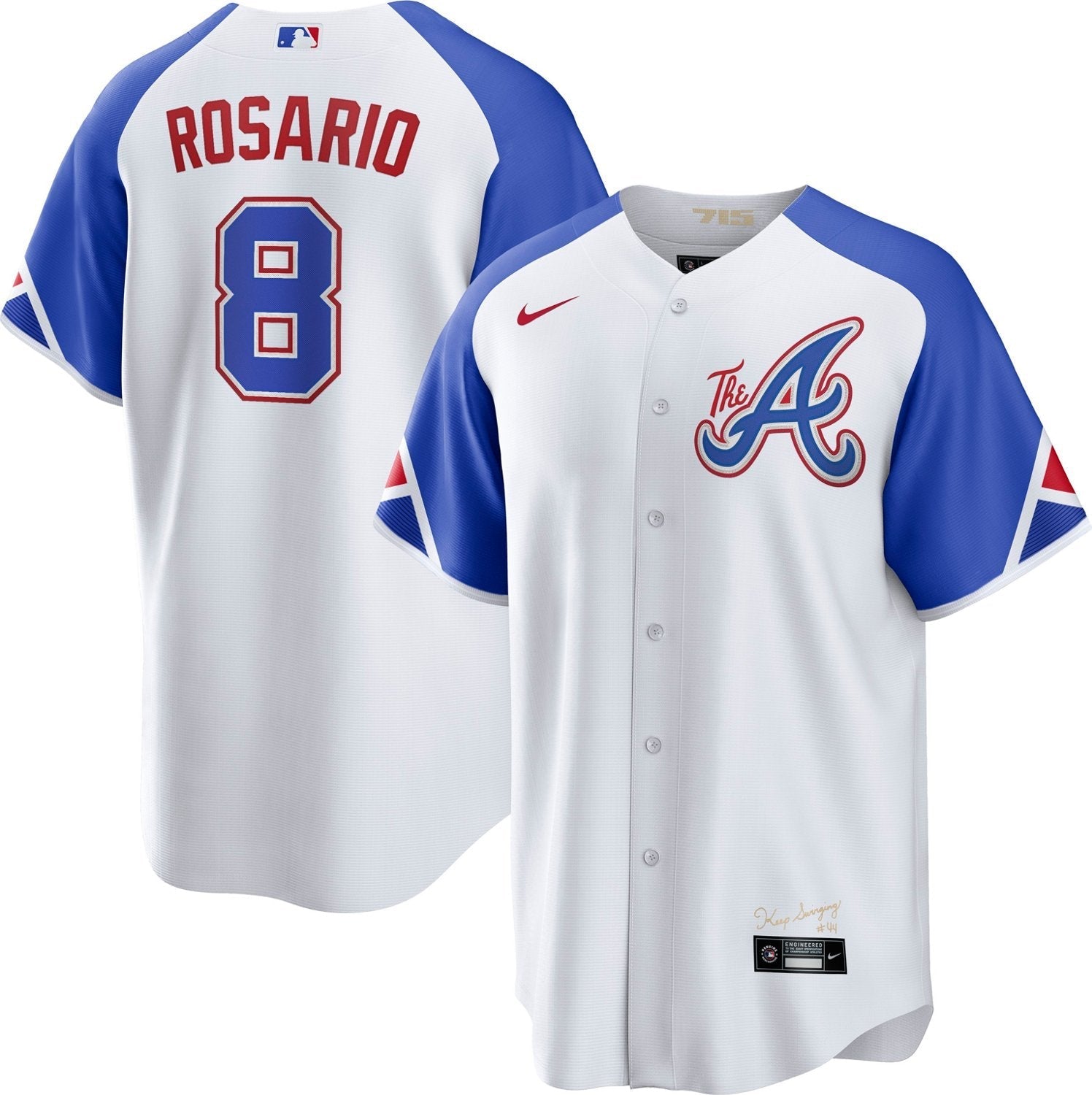 Nike Men's Atlanta Braves Eddie Rosario 2023 City Connect Replica Jersey - vstockx