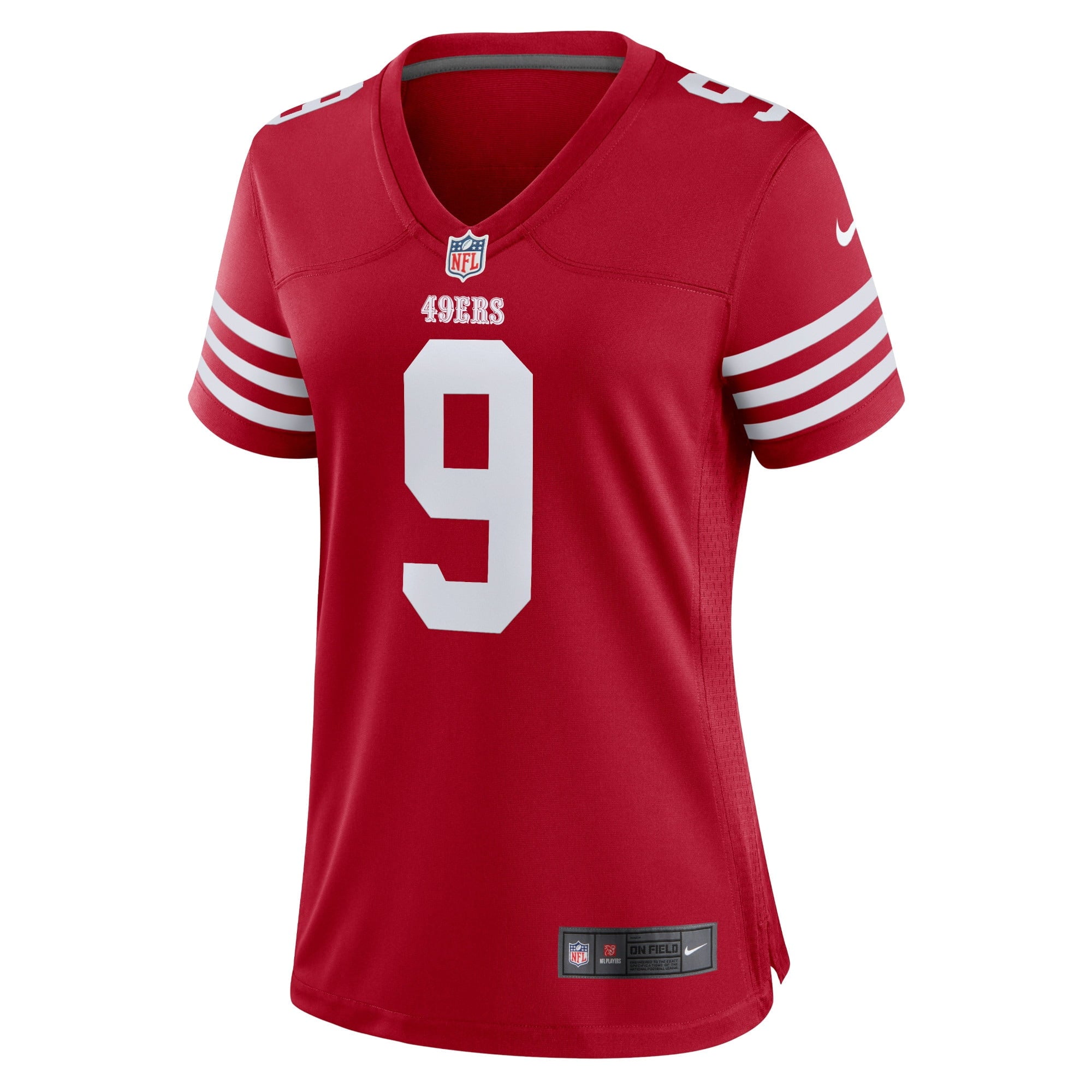 Women's Nike Jacob Eason Scarlet San Francisco 49ers Home Game Player Jersey - vstockx