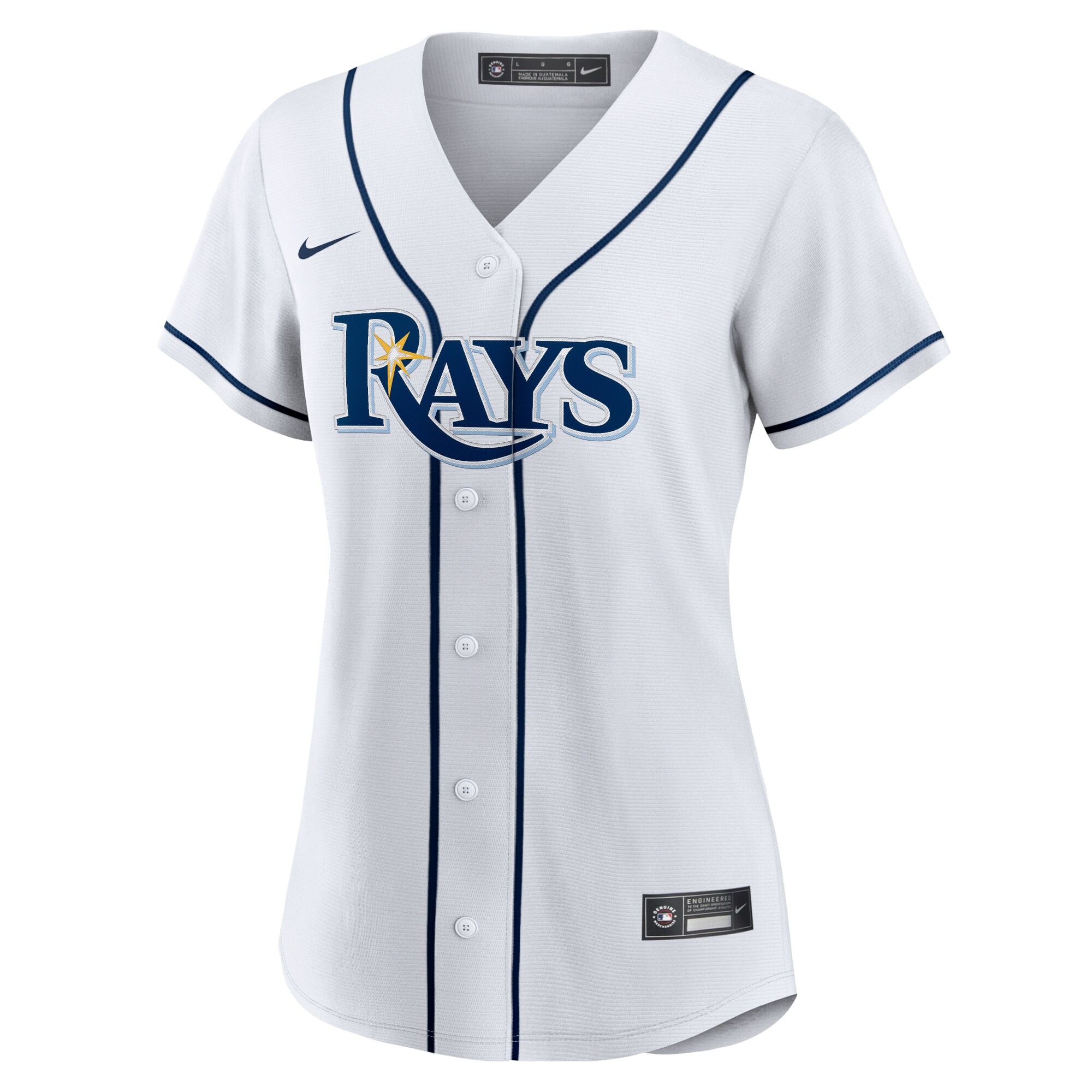 Tampa Bay Rays Nike Women's Home Replica Team Jersey - White - vstockx