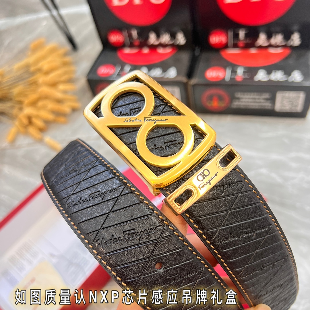 Streetwear Belt Ferragamo 320059 size:3.5cm - vstockx