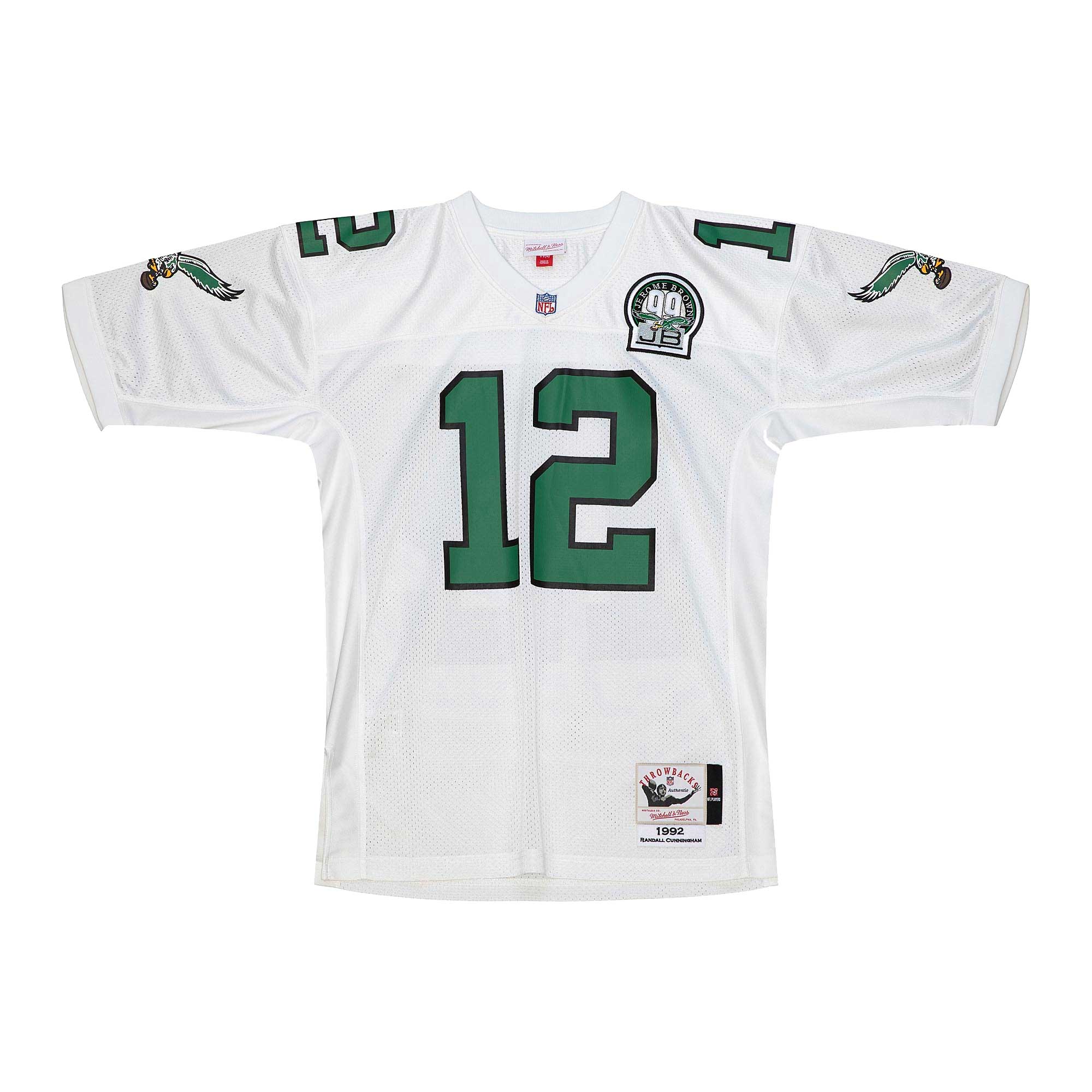 Randall Cunningham Philadelphia Eagles Mitchell & Ness 1992 Authentic Jersey - White - vstockx