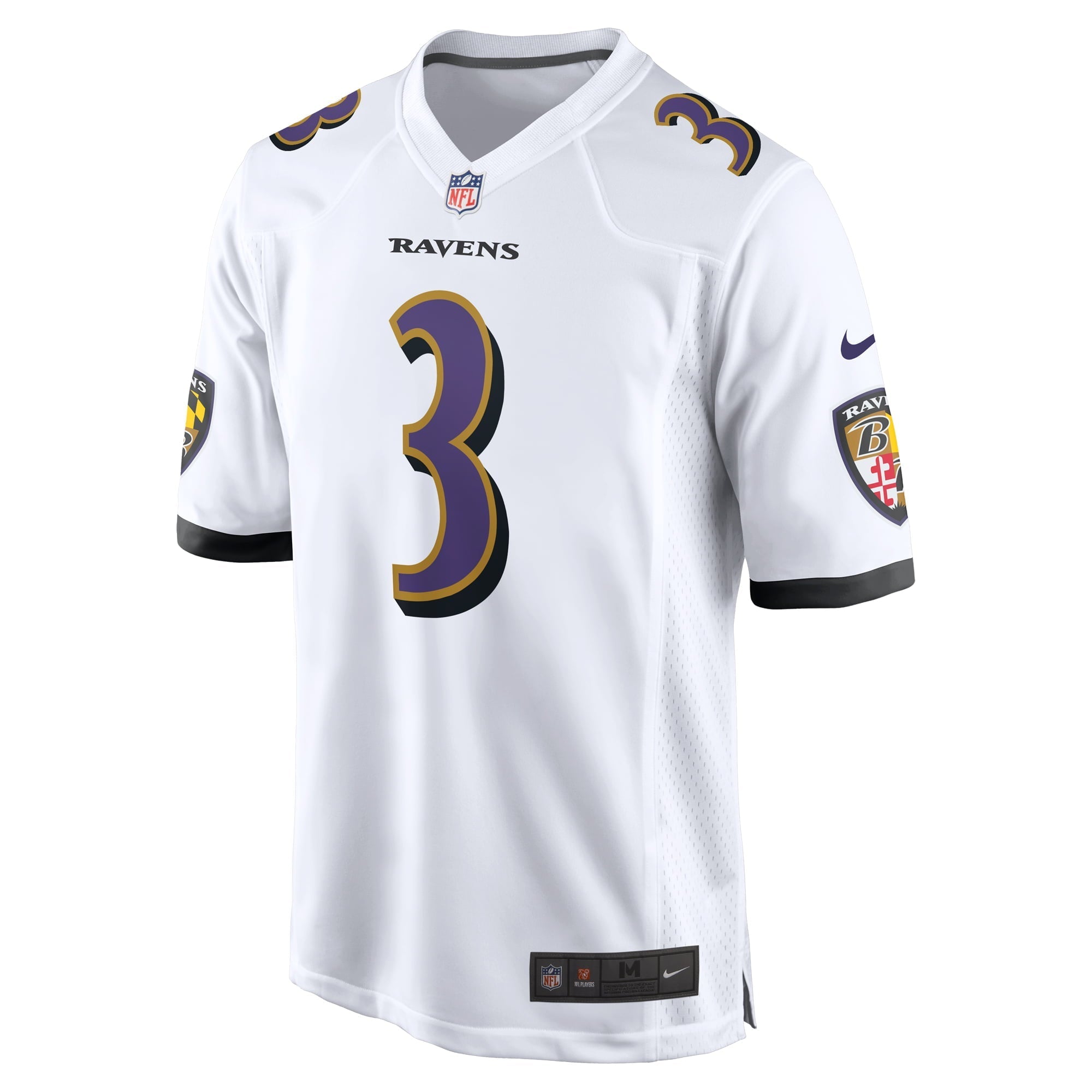 Men's Nike Odell Beckham Jr. White Baltimore Ravens Game Jersey - vstockx