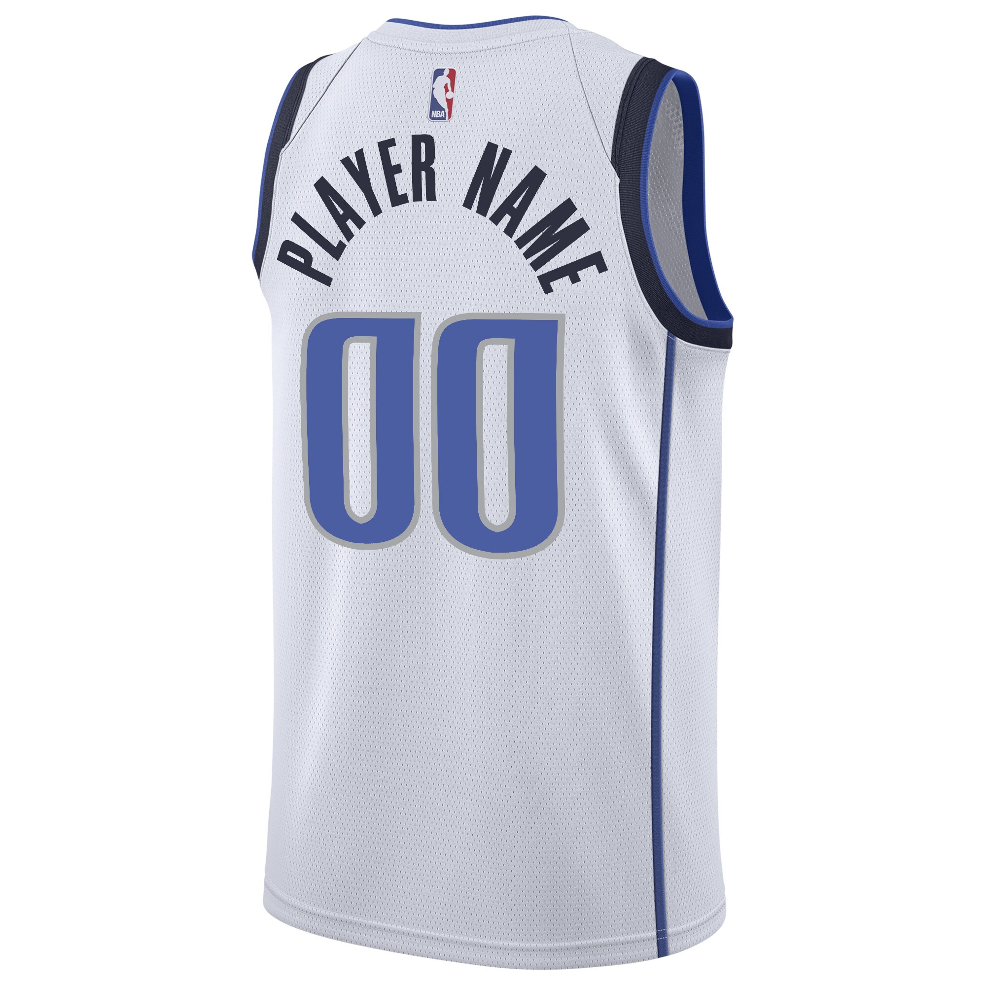 Dallas Mavericks Nike Custom Swingman Jersey White - Association Edition - vstockx