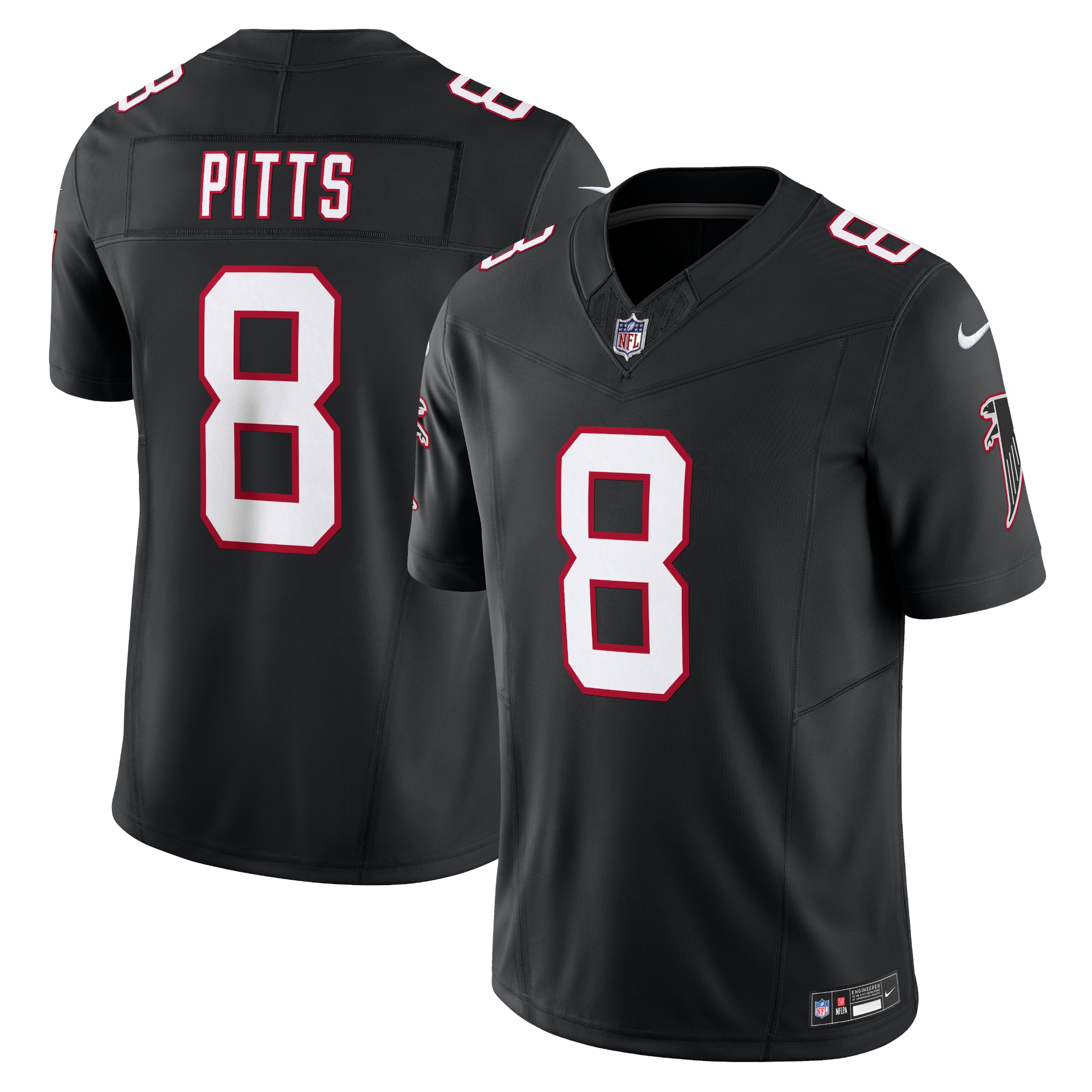 Kyle Pitts Atlanta Falcons Nike Vapor F.U.S.E. Limited Jersey - Black - vstockx