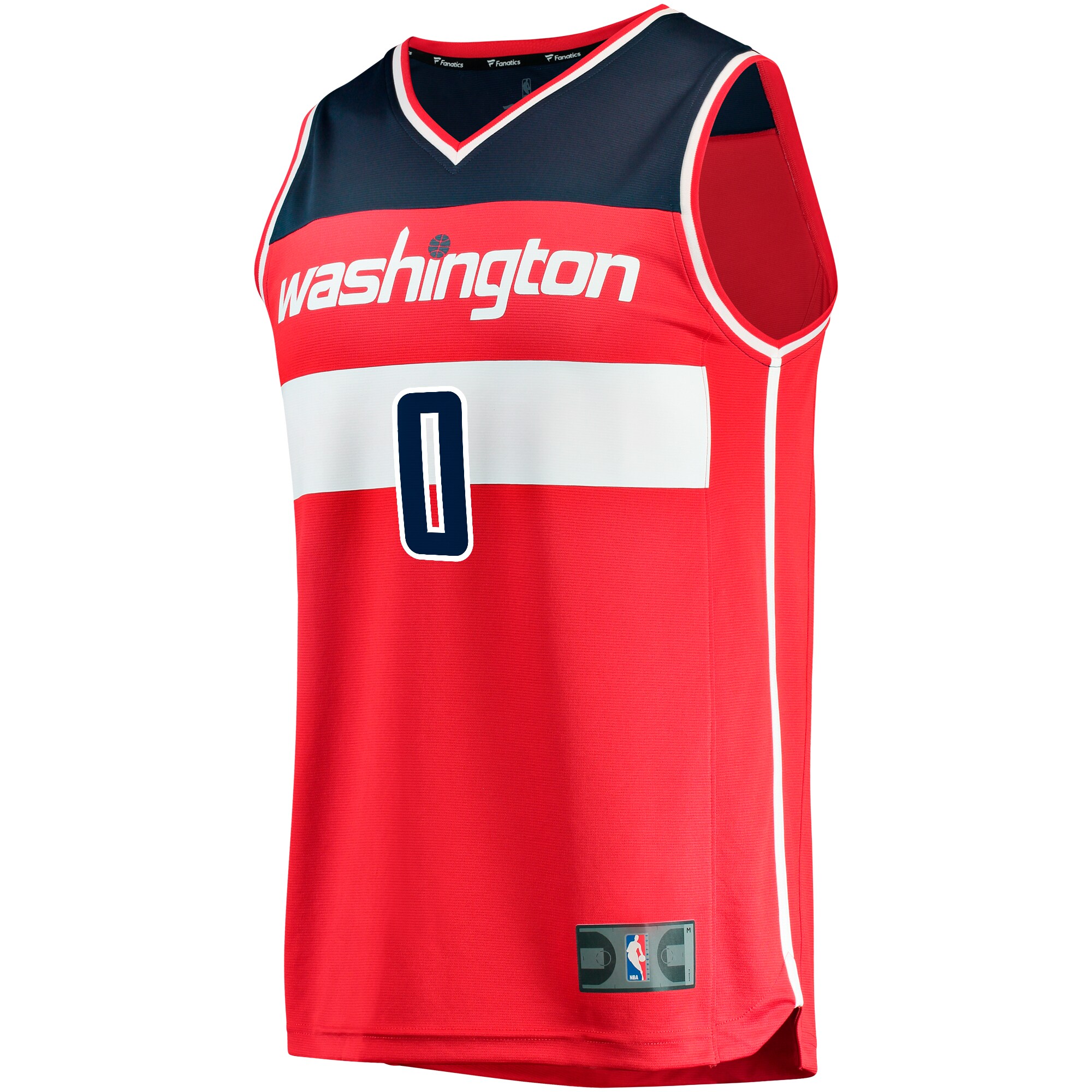 First Round Washington Wizards Fanatics Branded 2023 NBA Draft First Round Pick Fast Break Replica Jersey - Icon Edition - Red - vstockx
