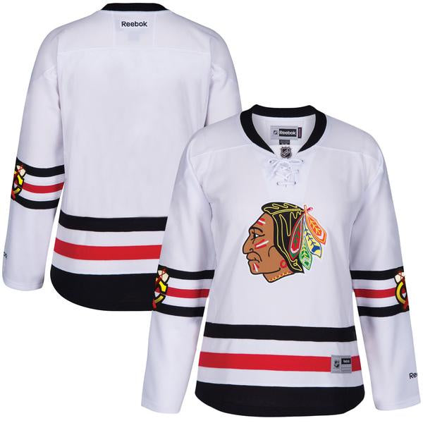 Womens Chicago Blackhawks 2017 Winter Classic Premier Blank Jersey - vstockx