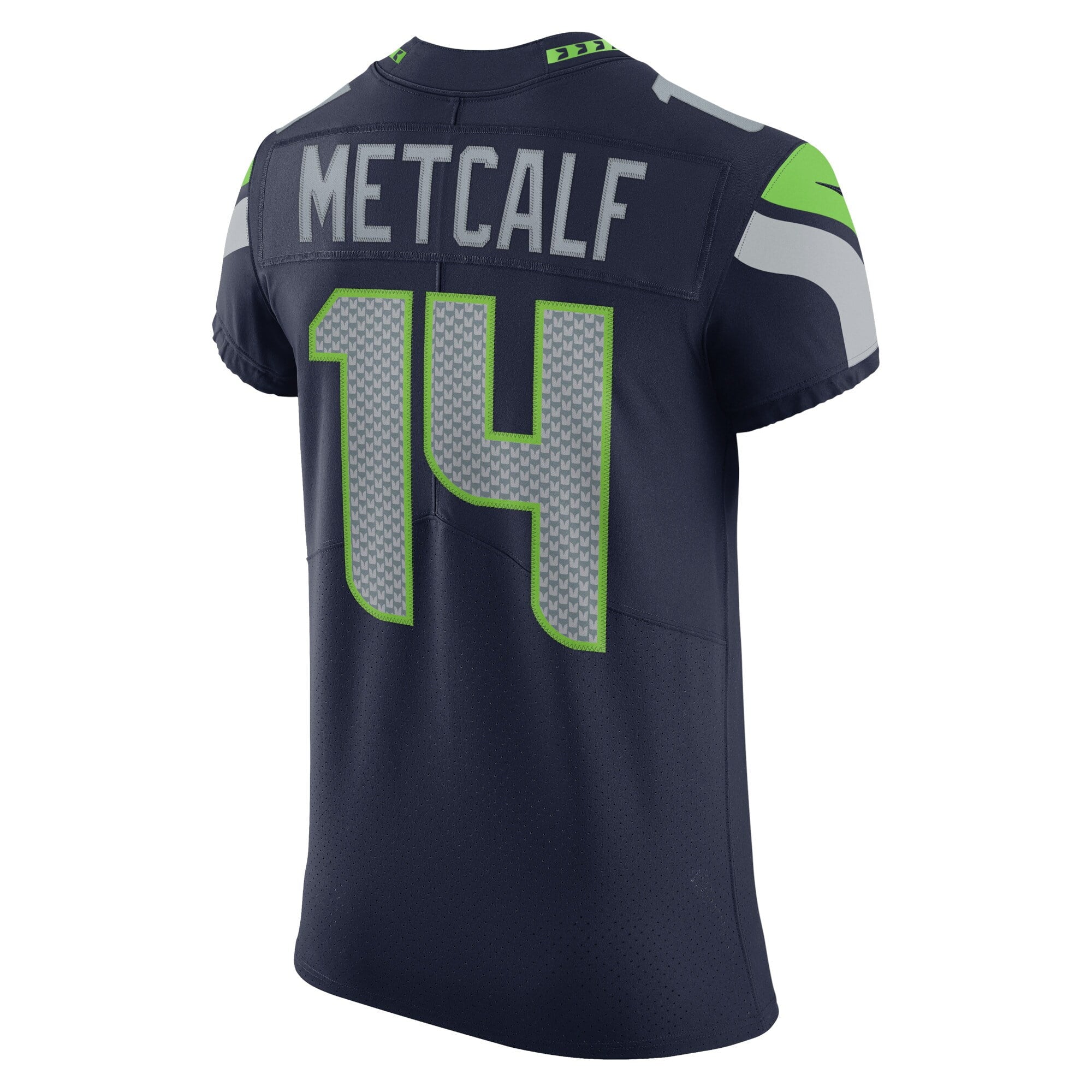 Men's Nike DK Metcalf College Navy Seattle Seahawks Vapor Elite Player Jersey - vstockx