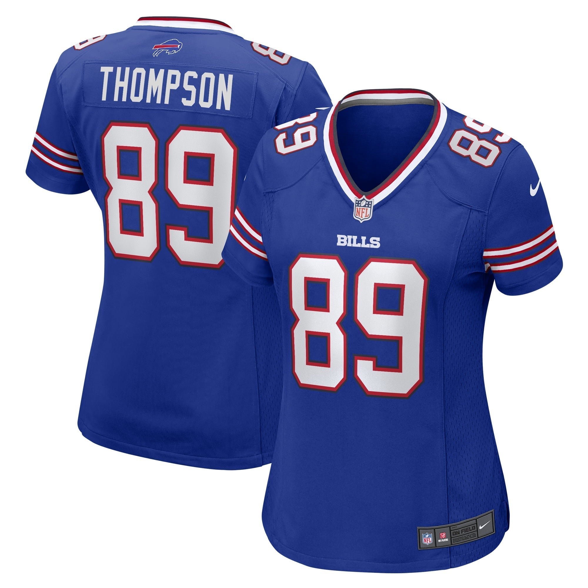 Women's Nike Bryan Thompson Royal Buffalo Bills Team Game Jersey - vstockx