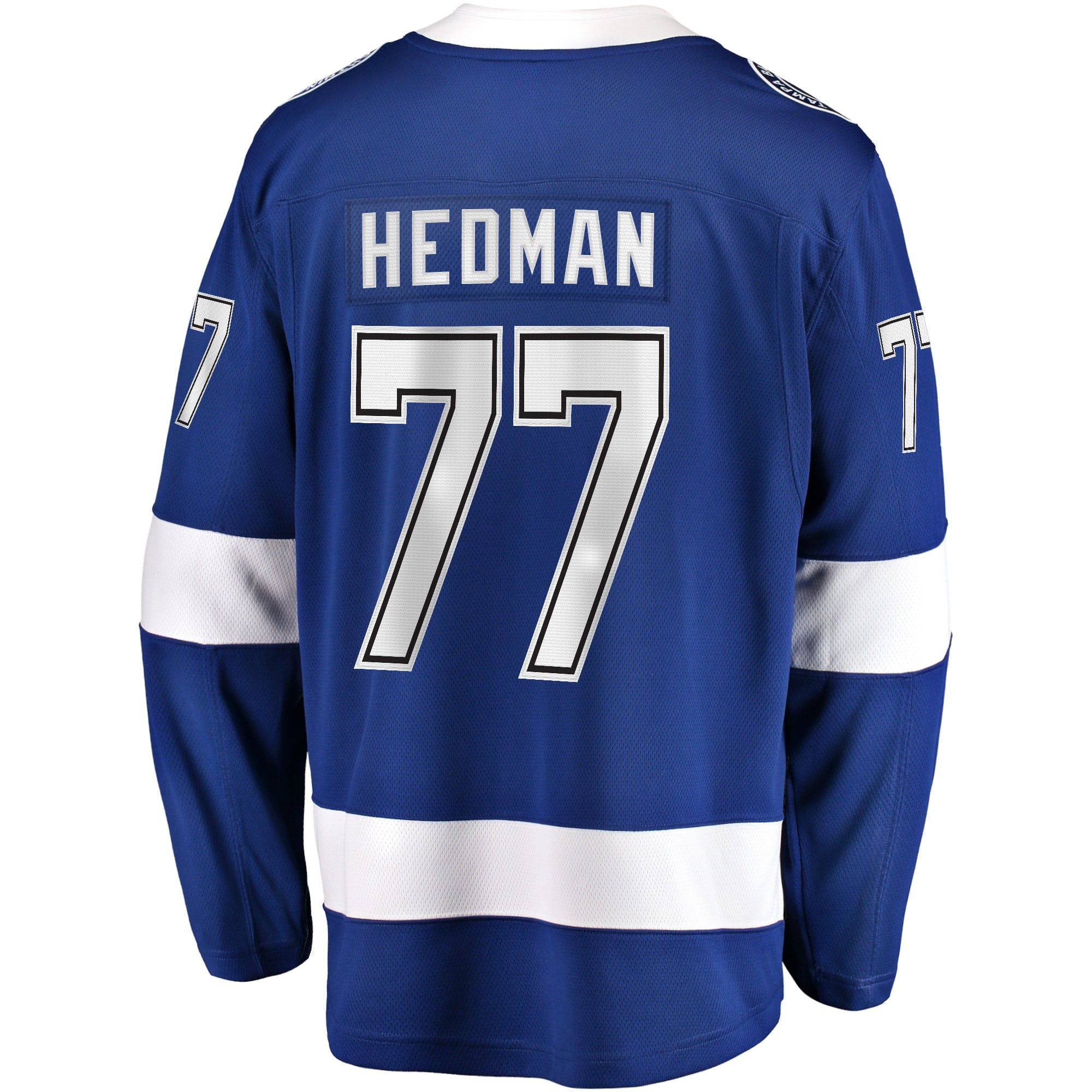 Men's Fanatics Branded Victor Hedman Blue Tampa Bay Lightning Home 2022 Stanley Cup Final Breakaway Player Jersey - vstockx