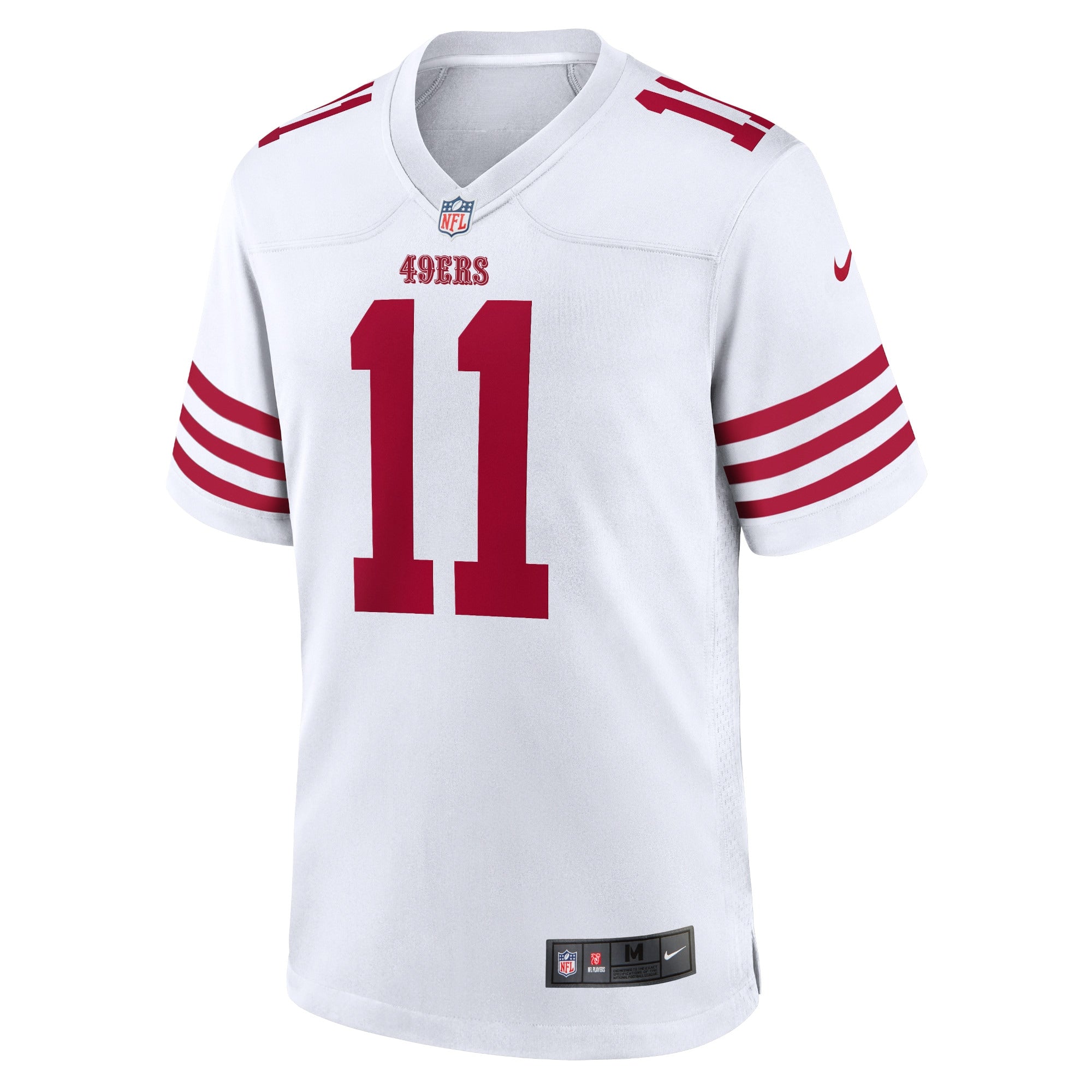 Men's Nike Brandon Aiyuk White San Francisco 49ers Player Game Jersey - vstockx