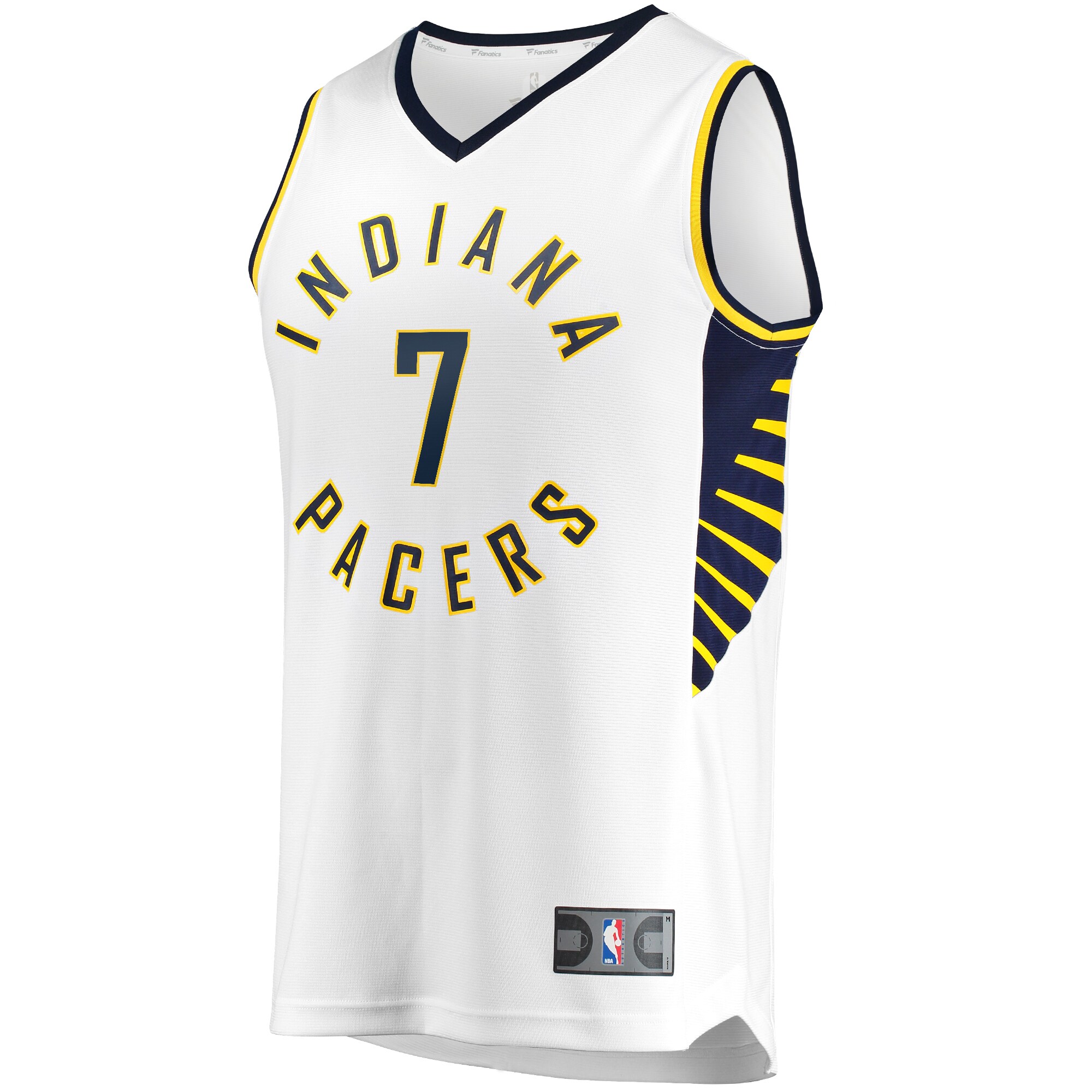 Malcolm Brogdon Indiana Pacers Fanatics Branded Fast Break Replica Jersey White - Association Edition - vstockx