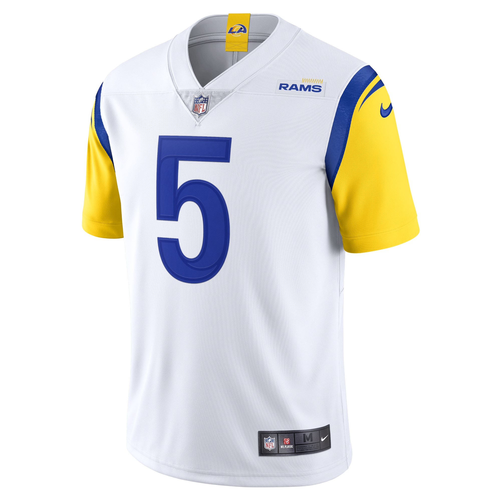 Jalen Ramsey Los Angeles Rams Nike Alternate Vapor Limited Jersey - White - vstockx