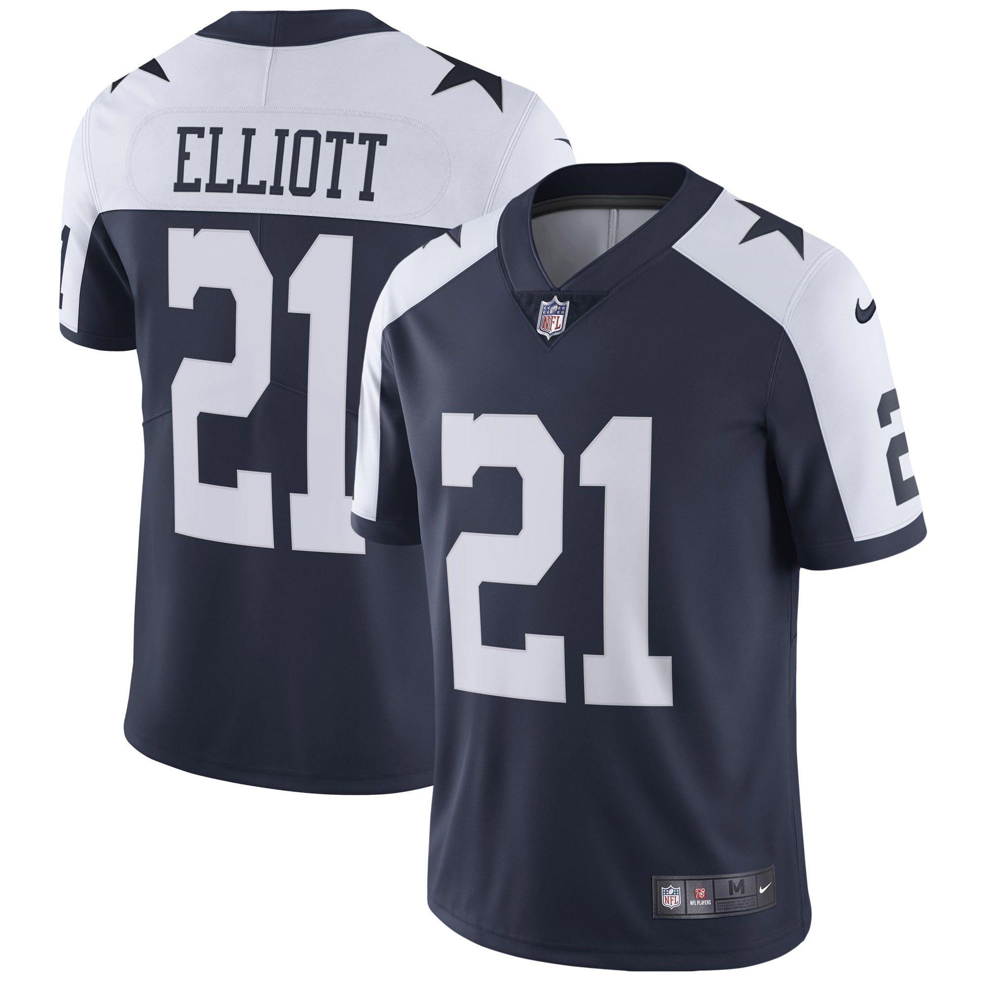 Ezekiel Elliott Dallas Cowboys Nike Alternate Vapor Limited Jersey - Navy - vstockx