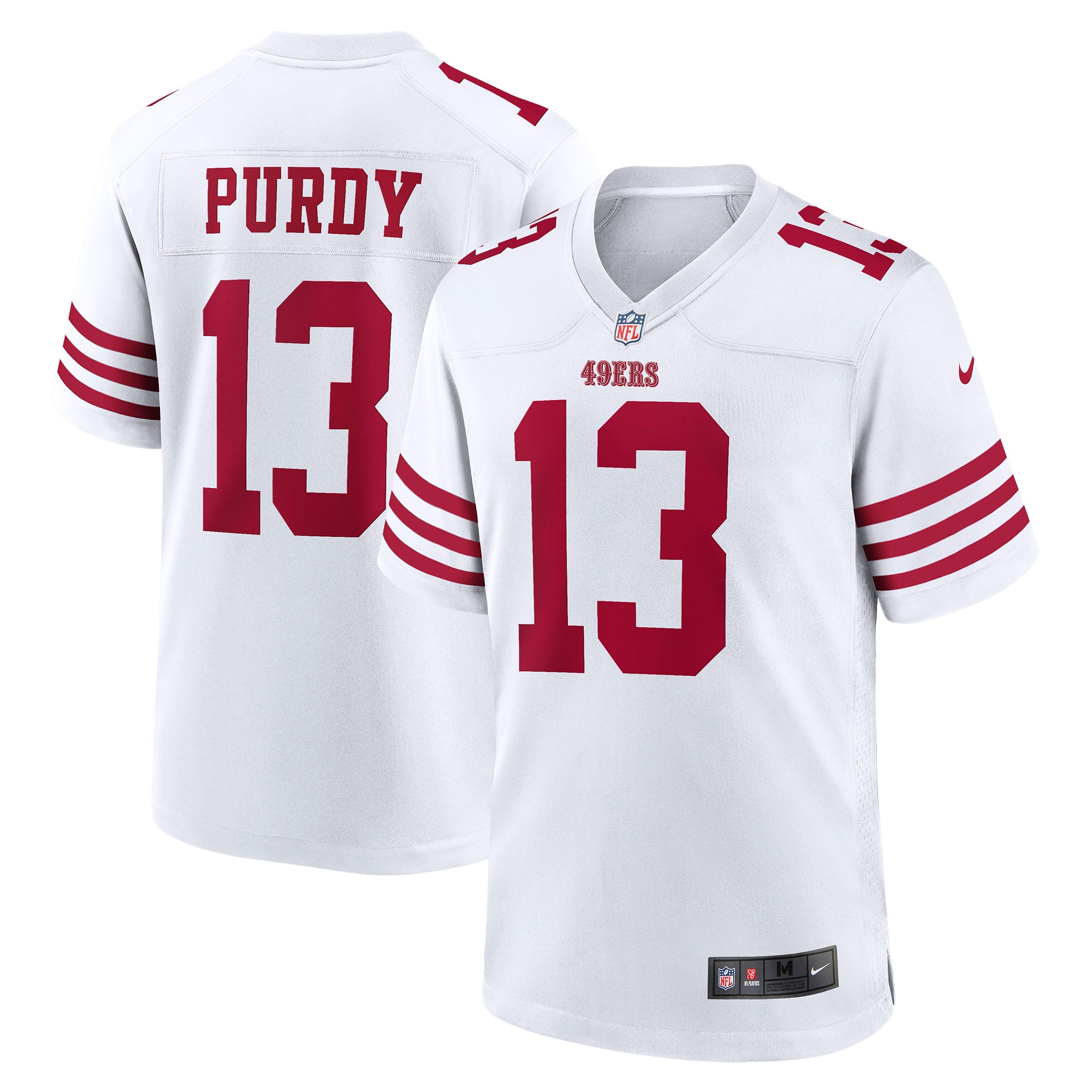 Brock Purdy San Francisco 49ers Nike Game Player Jersey - White - vstockx