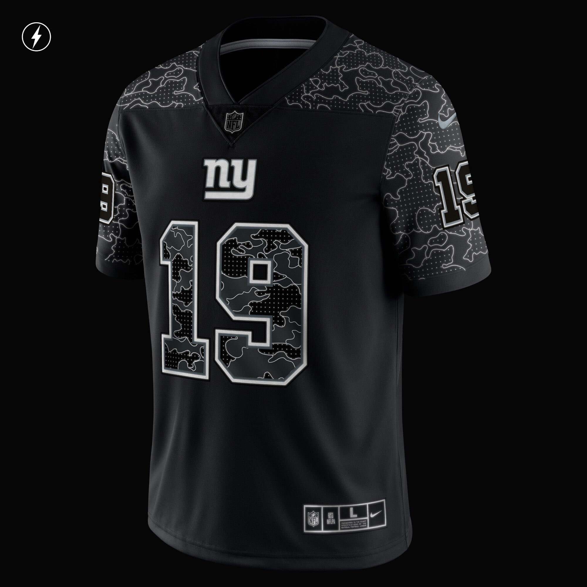 Men's Nike Kenny Golladay Black New York Giants RFLCTV Limited Jersey - vstockx