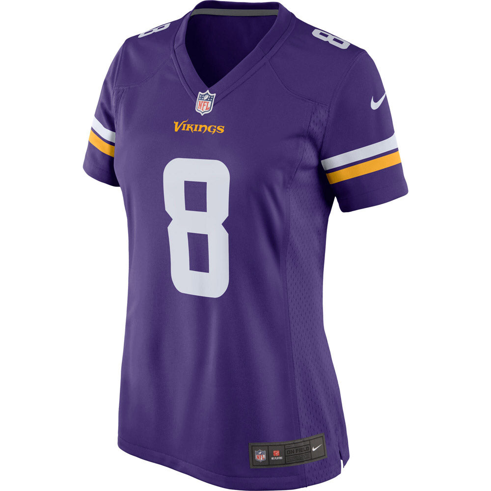 Women's Minnesota Vikings Kirk Cousins Game Player Jersey Purple - vstockx