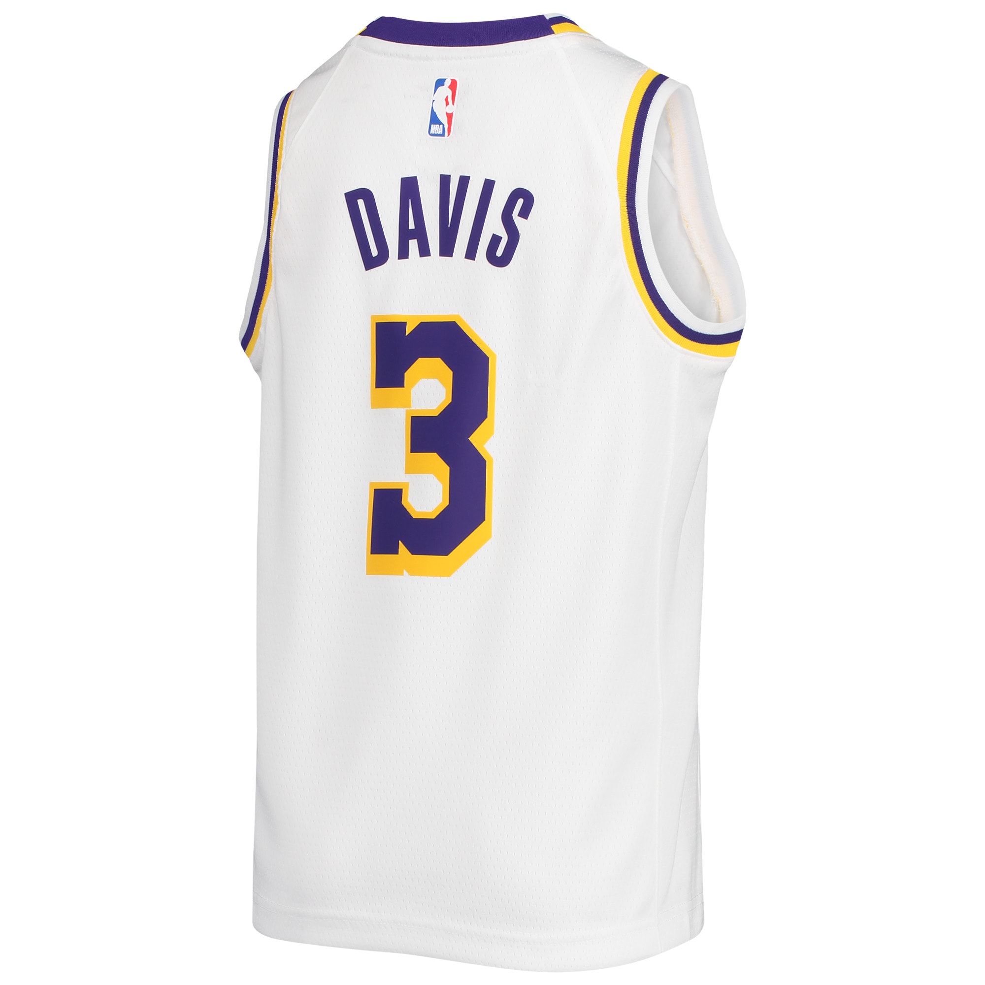 Anthony Davis Los Angeles Lakers Nike Youth 2020/21 Swingman Jersey - Association Edition - White - vstockx