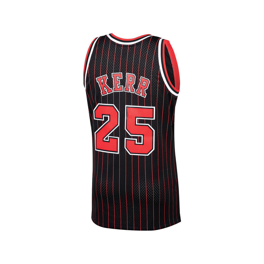 Men's Mitchell & Ness Steve Kerr Black Chicago Bulls 1995-96 Hardwood Classics Swingman Player Jersey - vstockx