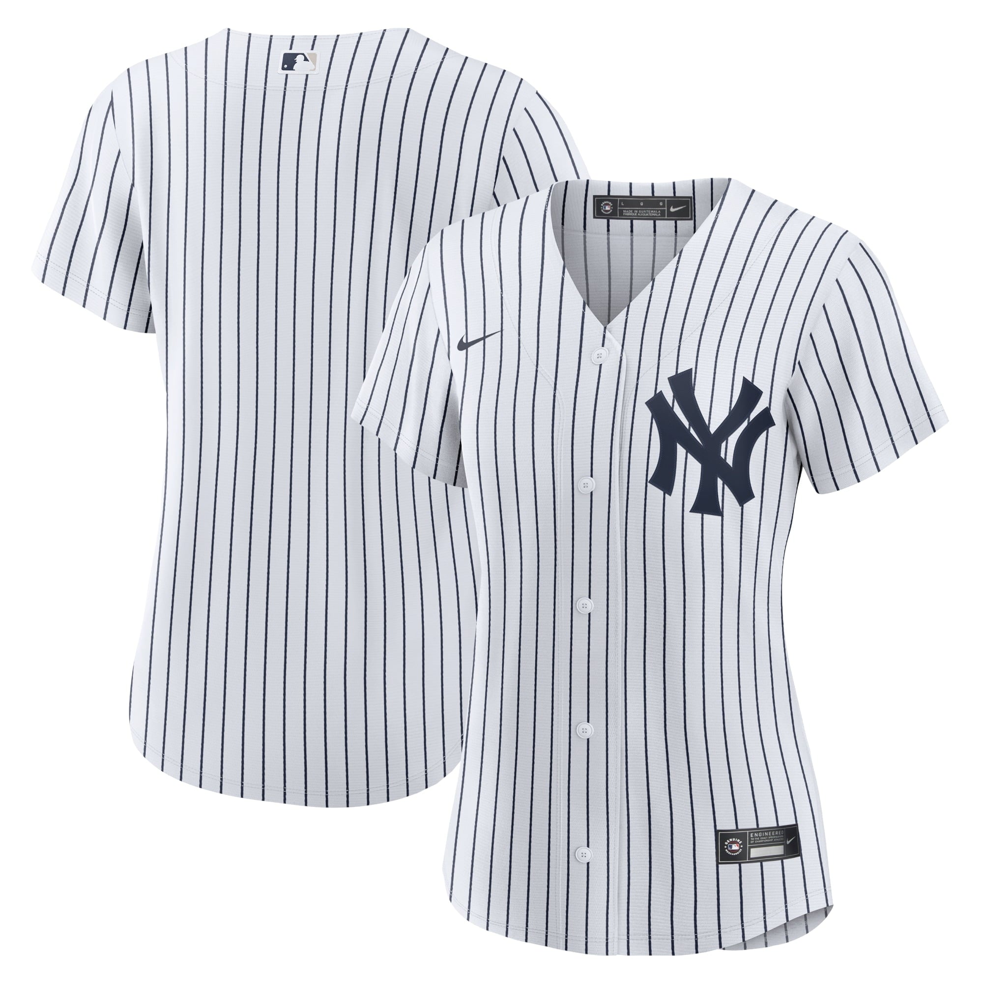 Women's Nike White New York Yankees Home Replica Team Jersey - vstockx