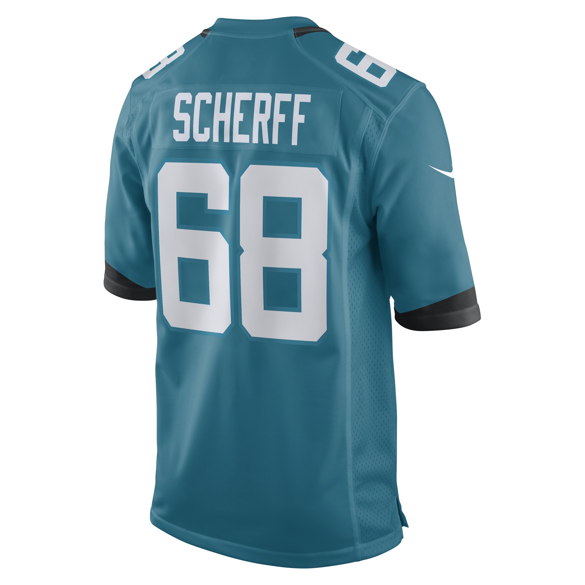 Brandon Scherff Jacksonville Jaguars Nike Game Player Jersey - Teal - vstockx