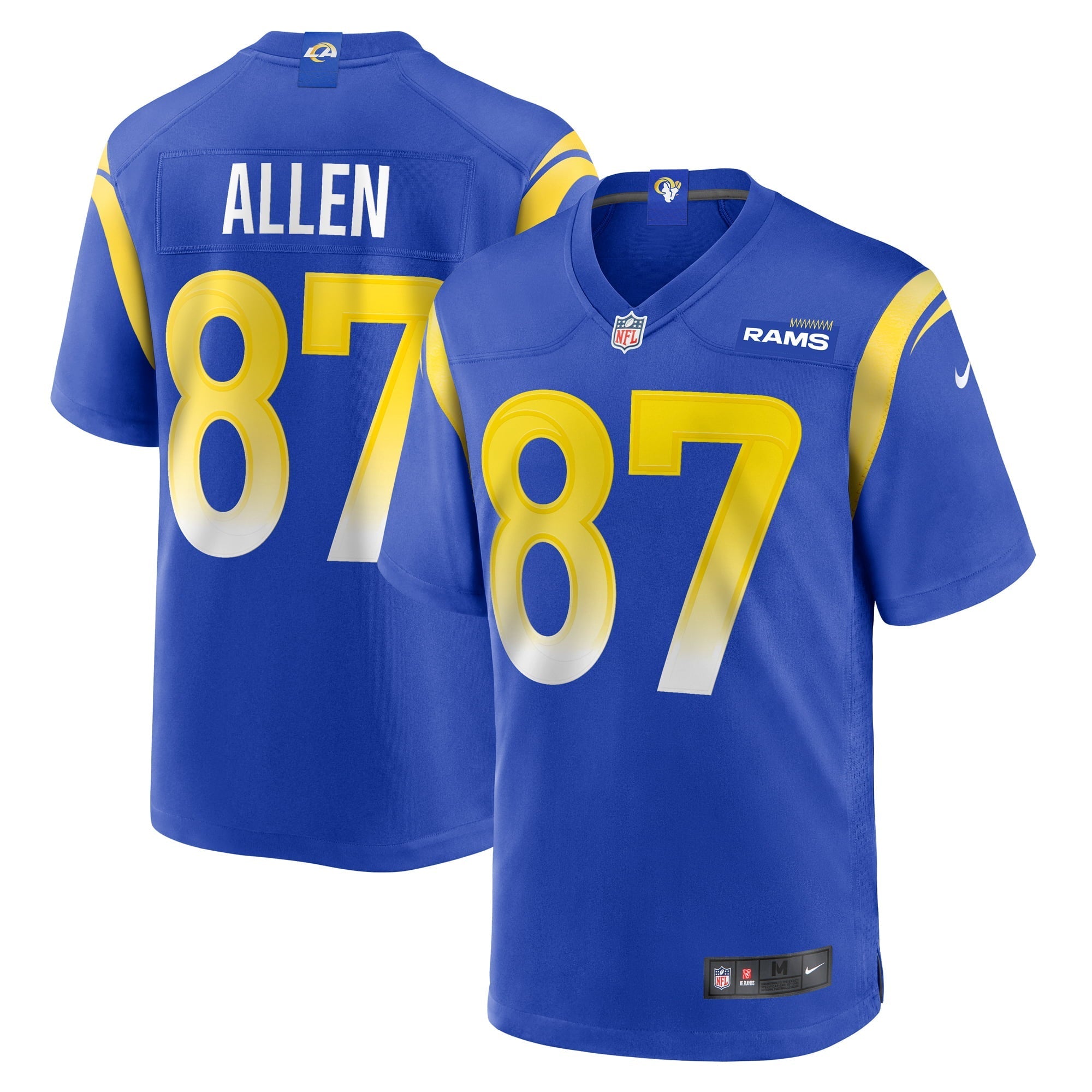 Men's Nike Davis Allen Royal Los Angeles Rams Home Game Jersey - vstockx