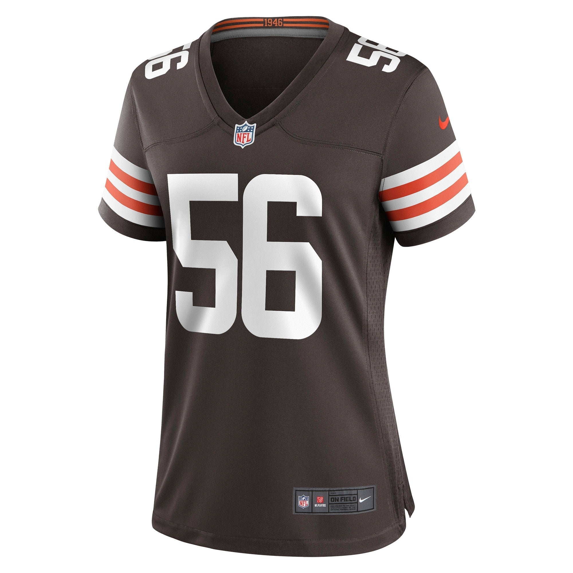 Women's Nike Dakota Allen Brown Cleveland Browns Game Player Jersey - vstockx