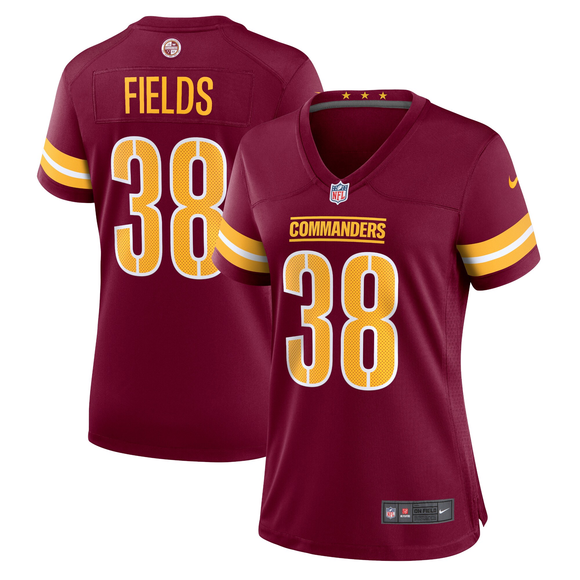 DaMarcus Fields Washington Commanders Nike Women's Home Game Player Jersey - Burgundy - vstockx