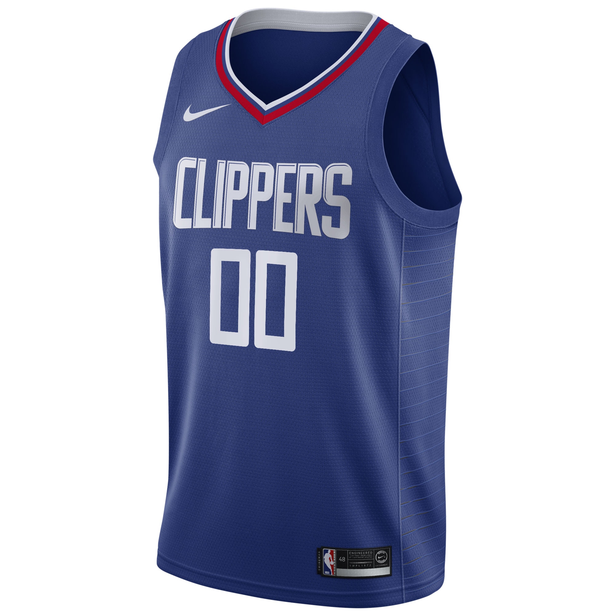 LA Clippers Nike 2020/21 Swingman Custom Jersey - Icon Edition - Royal - vstockx