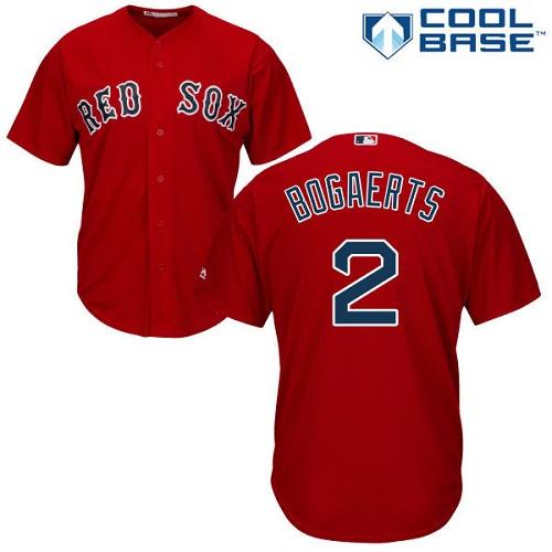 Youth Boston Red Sox Xander Bogaerts Cool Base Replica Jersey Red - vstockx