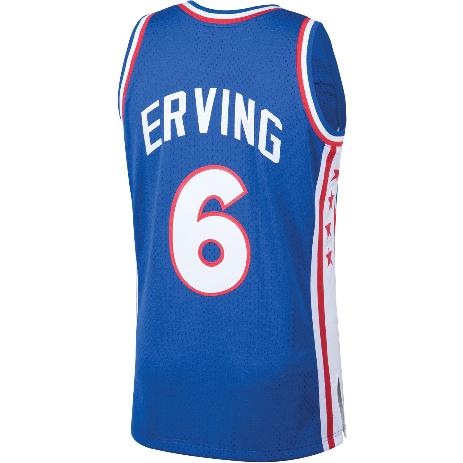 Julius Erving Philadelphia 76ers Mitchell & Ness Hardwood Classics Swingman Jersey - Royal - vstockx