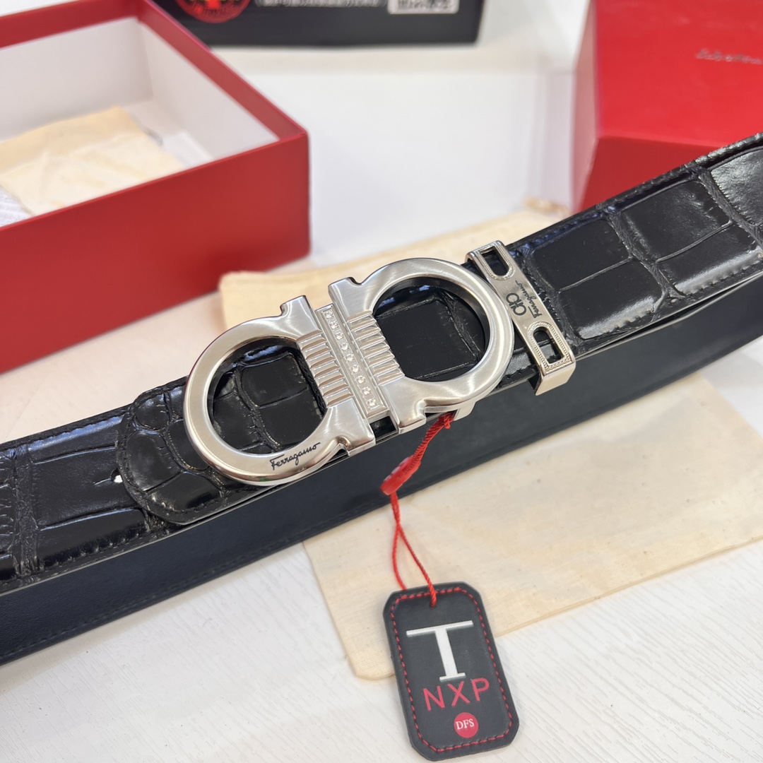 Streetwear Belt Ferragamo 320325 size:3.5cm - vstockx