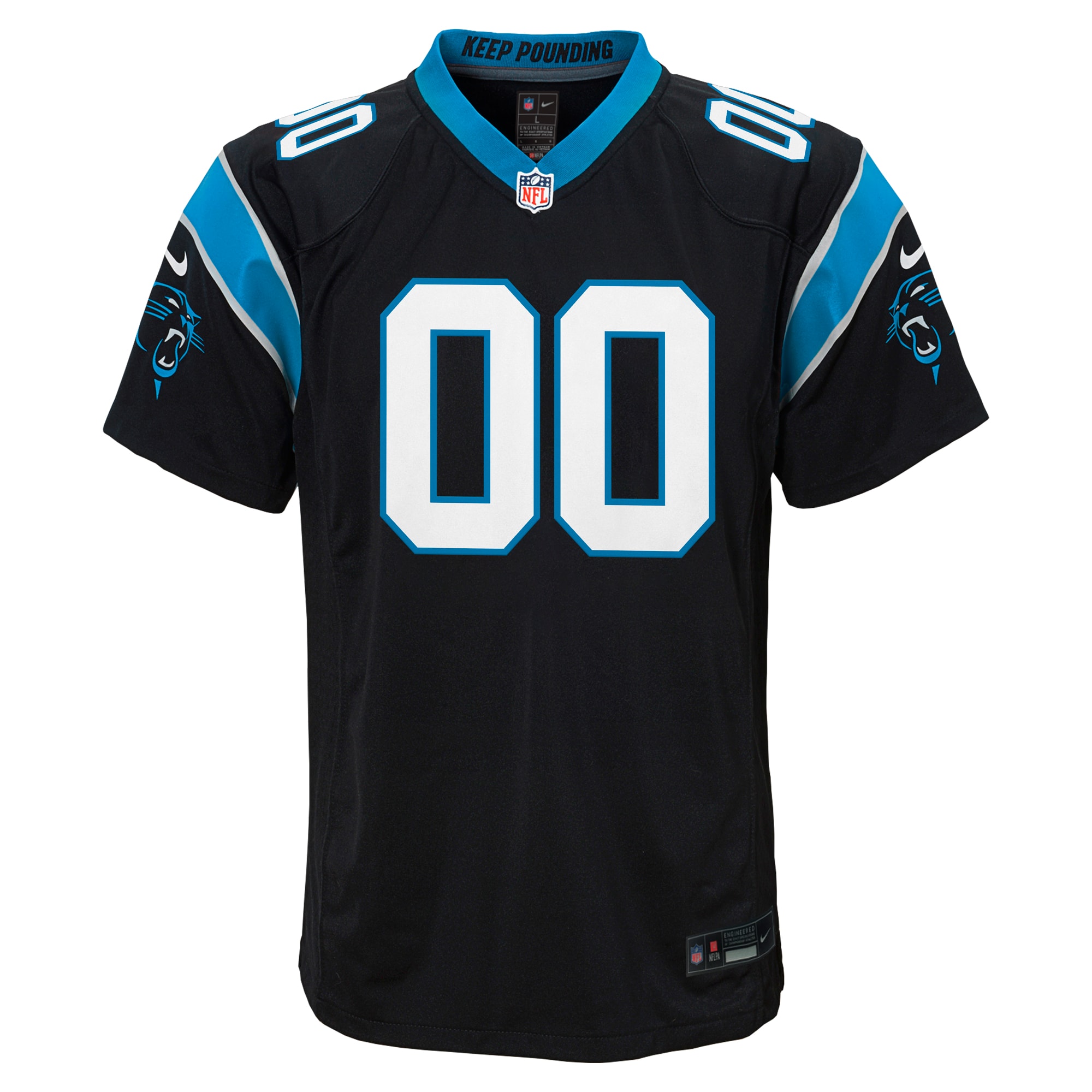 Carolina Panthers Nike Youth Custom Game Jersey - Black - vstockx