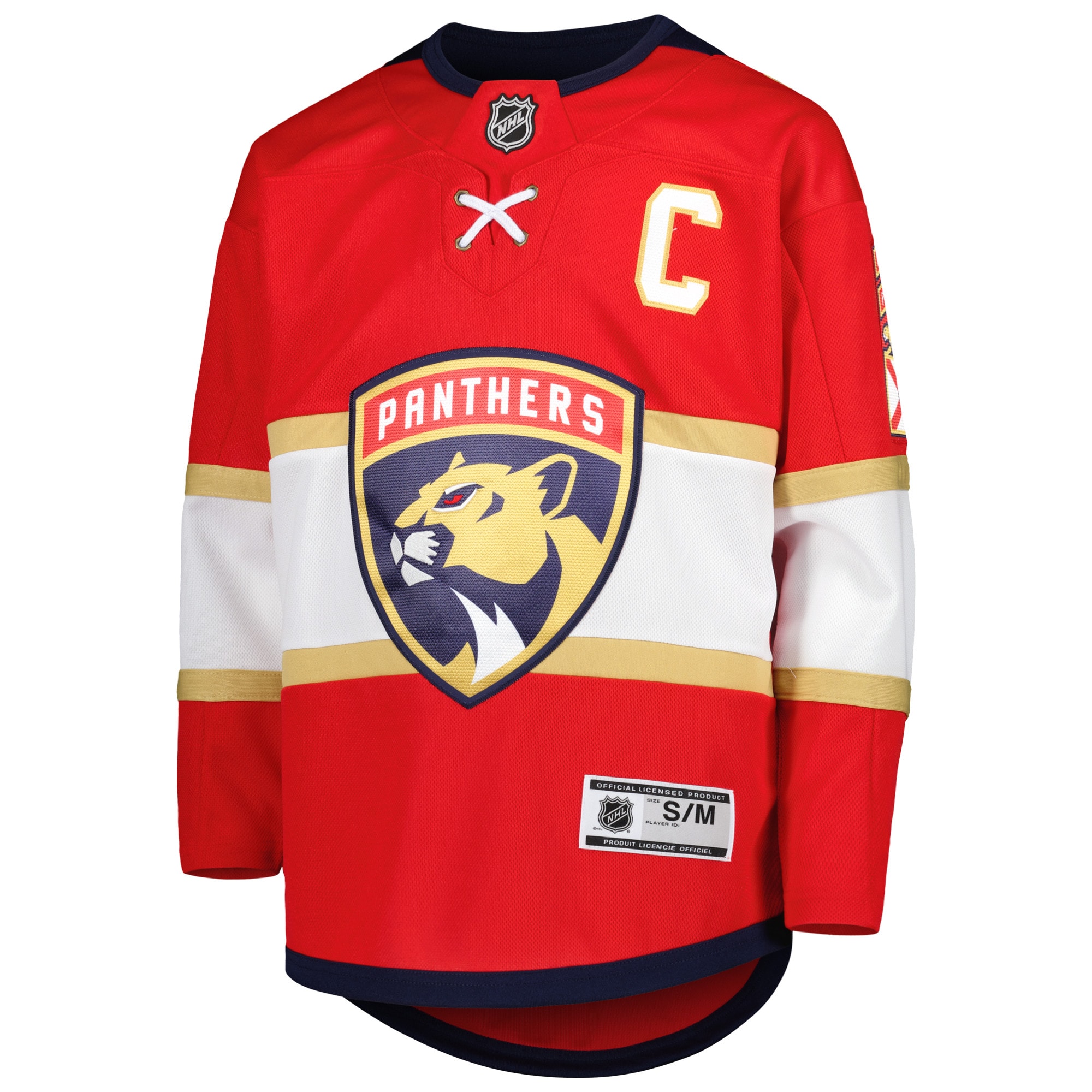 Aleksander Barkov Florida Panthers Youth Home Premier Player Jersey - Red - vstockx