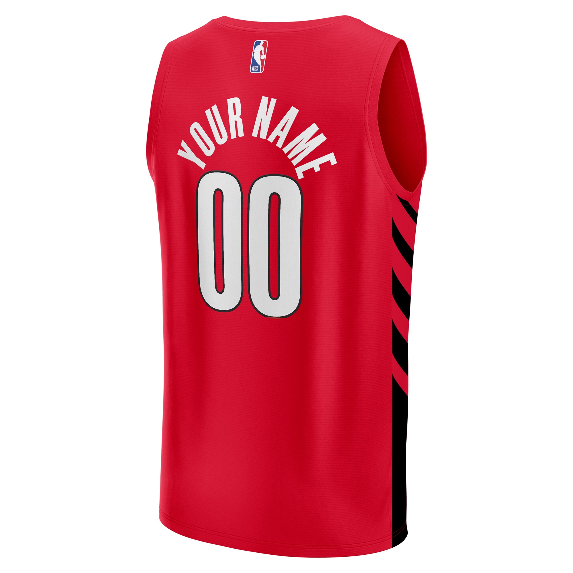 Portland Trail Blazers Fanatics Branded 2022/23 Fast Break Custom Replica Jersey - Red - Statement Edition - vstockx