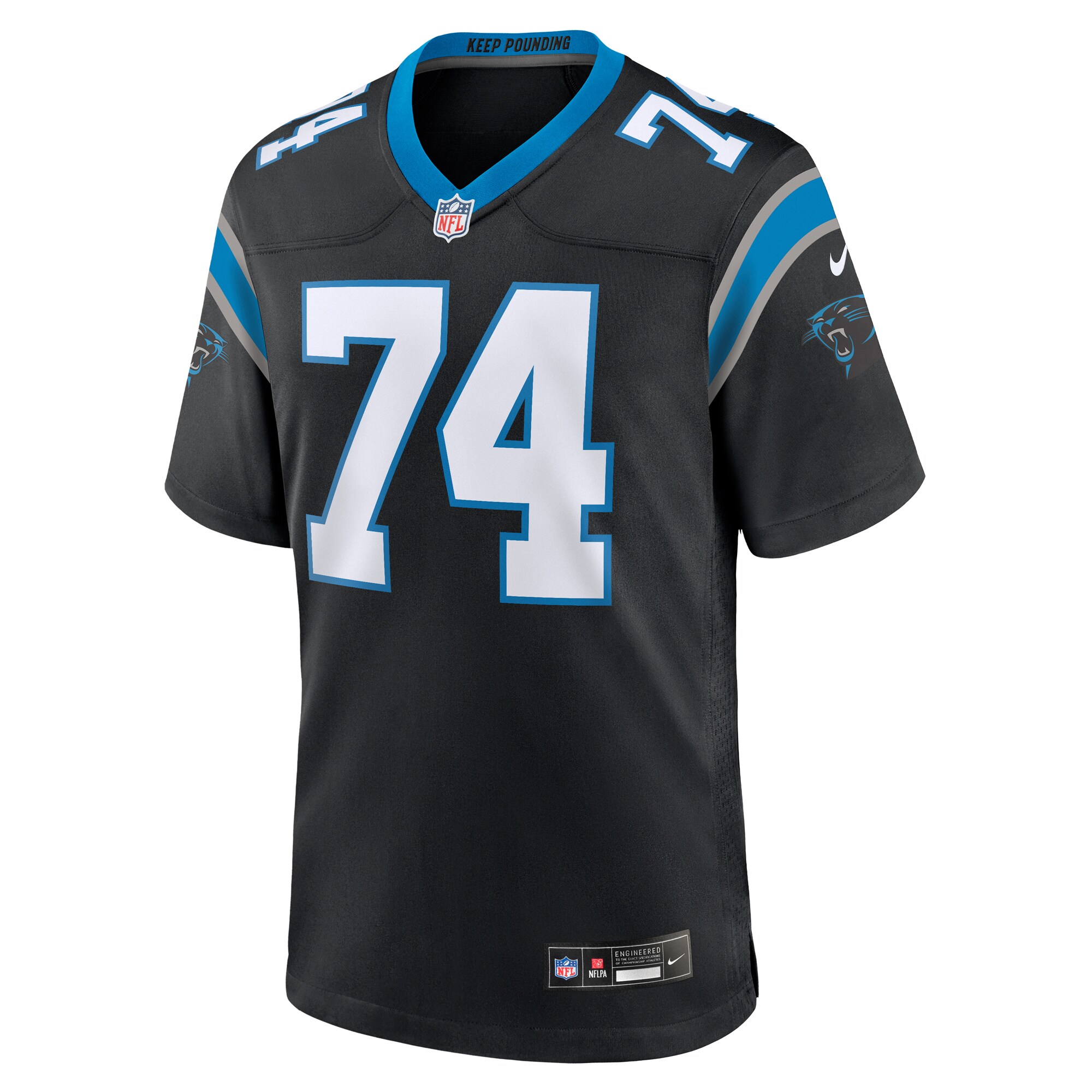 David Sharpe Carolina Panthers Nike Team Game Jersey - Black - vstockx