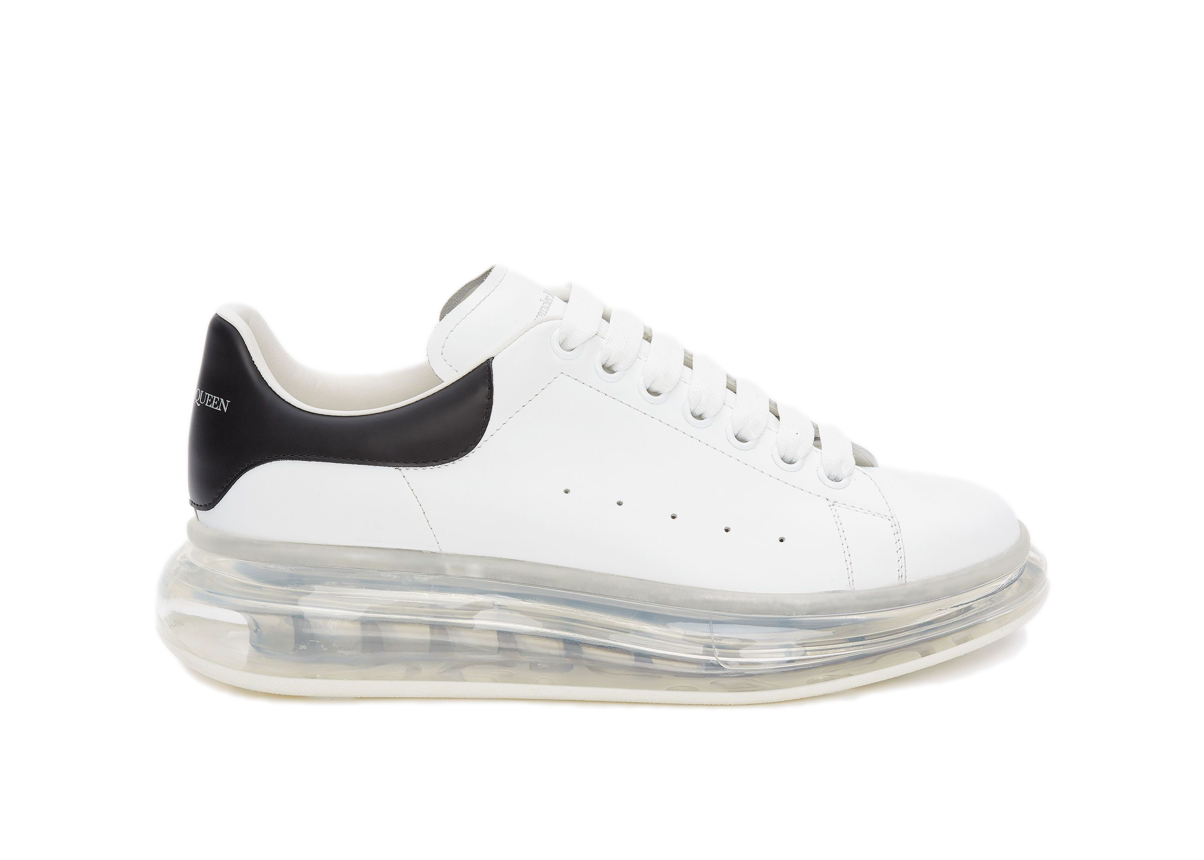 Alexander McQueen Oversized Clear Sole Black - vstockx
