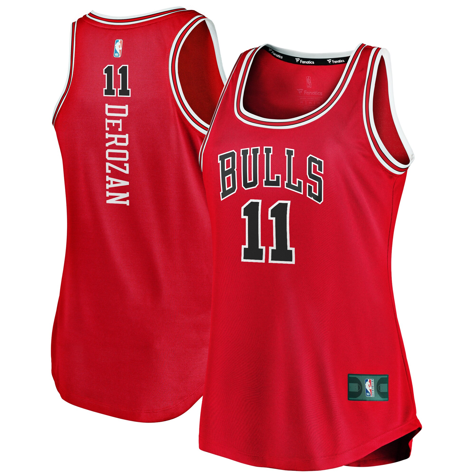 DeMar DeRozan Chicago Bulls Fanatics Branded Women's 2021/22 Fast Break Tank Jersey - Icon Edition - Red - vstockx