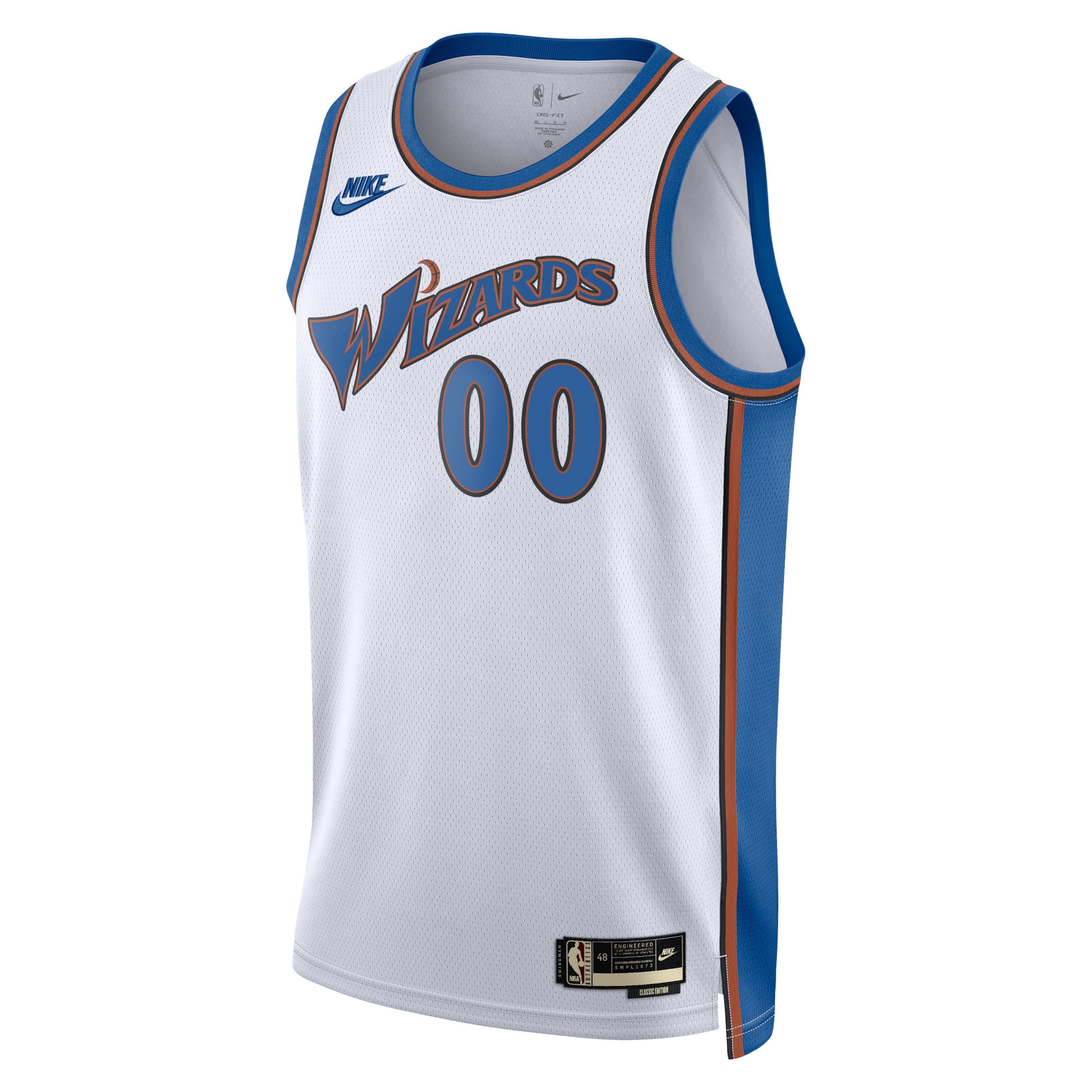 Washington Wizards Nike Unisex 2022/23 Custom Swingman Jersey - Classic Edition - White - vstockx