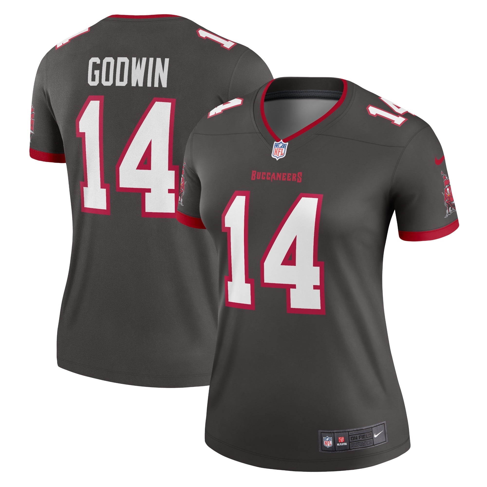Women's Nike Chris Godwin Pewter Tampa Bay Buccaneers Alternate Legend Jersey - vstockx