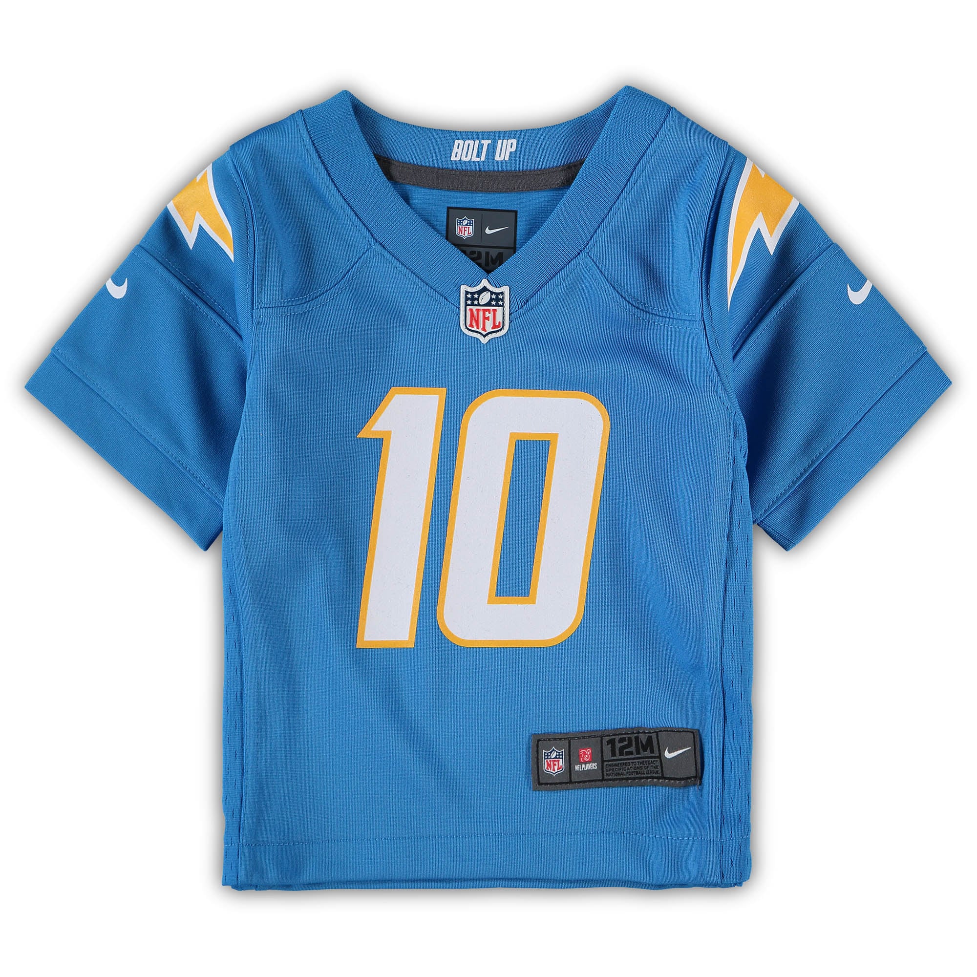 Justin Herbert Los Angeles Chargers Nike Infant Game Jersey - Powder Blue - vstockx