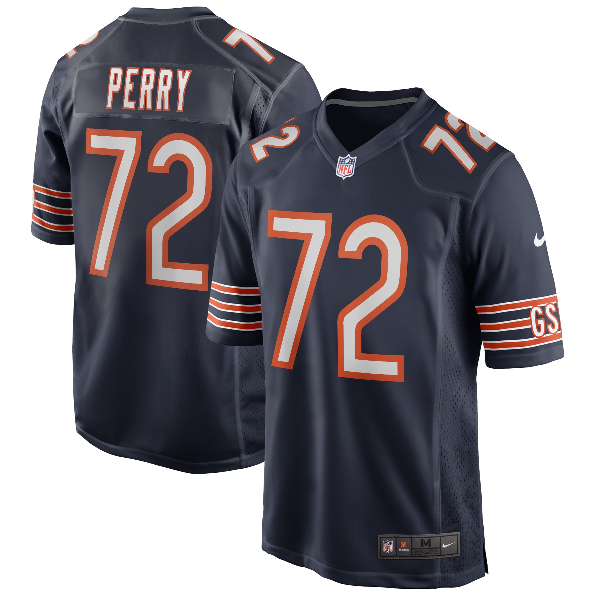 William Perry Chicago Bears Nike Game Retired Player Jersey - Navy - vstockx