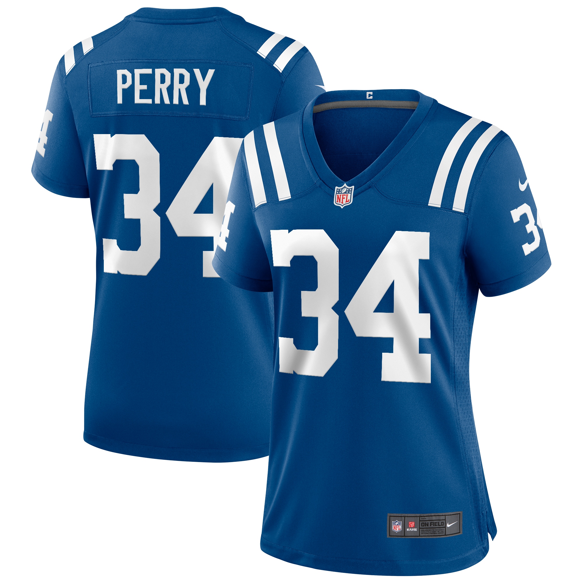 Joe Perry Indianapolis Colts Nike Women's Game Retired Player Jersey - Royal - vstockx