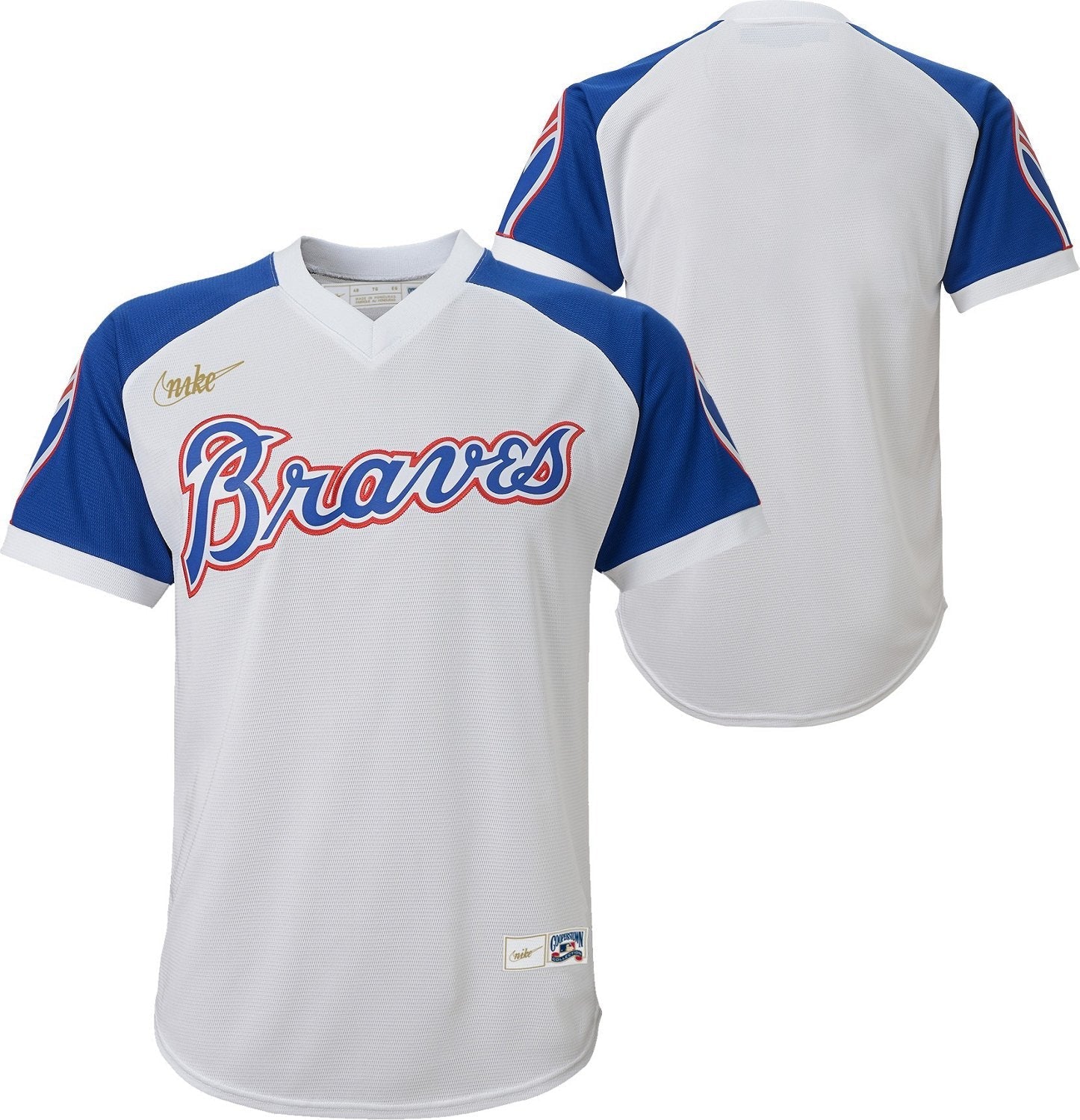 Nike Youth Atlanta Braves Cooperstown Home Replica Jersey - vstockx