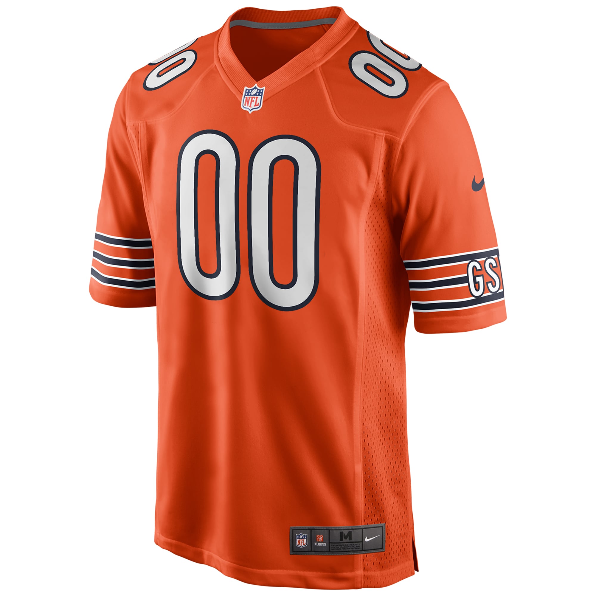 Chicago Bears Nike Alternate Custom Game Jersey - Orange - vstockx