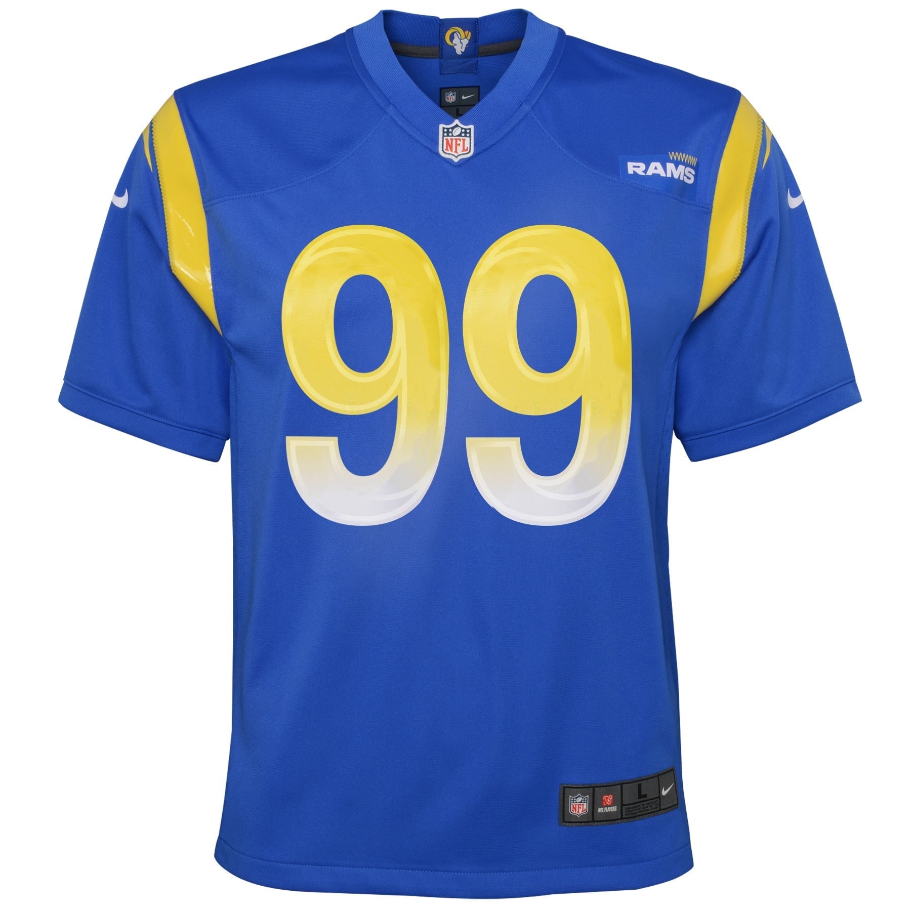 Youth Nike Aaron Donald Royal Los Angeles Rams Game Jersey - vstockx